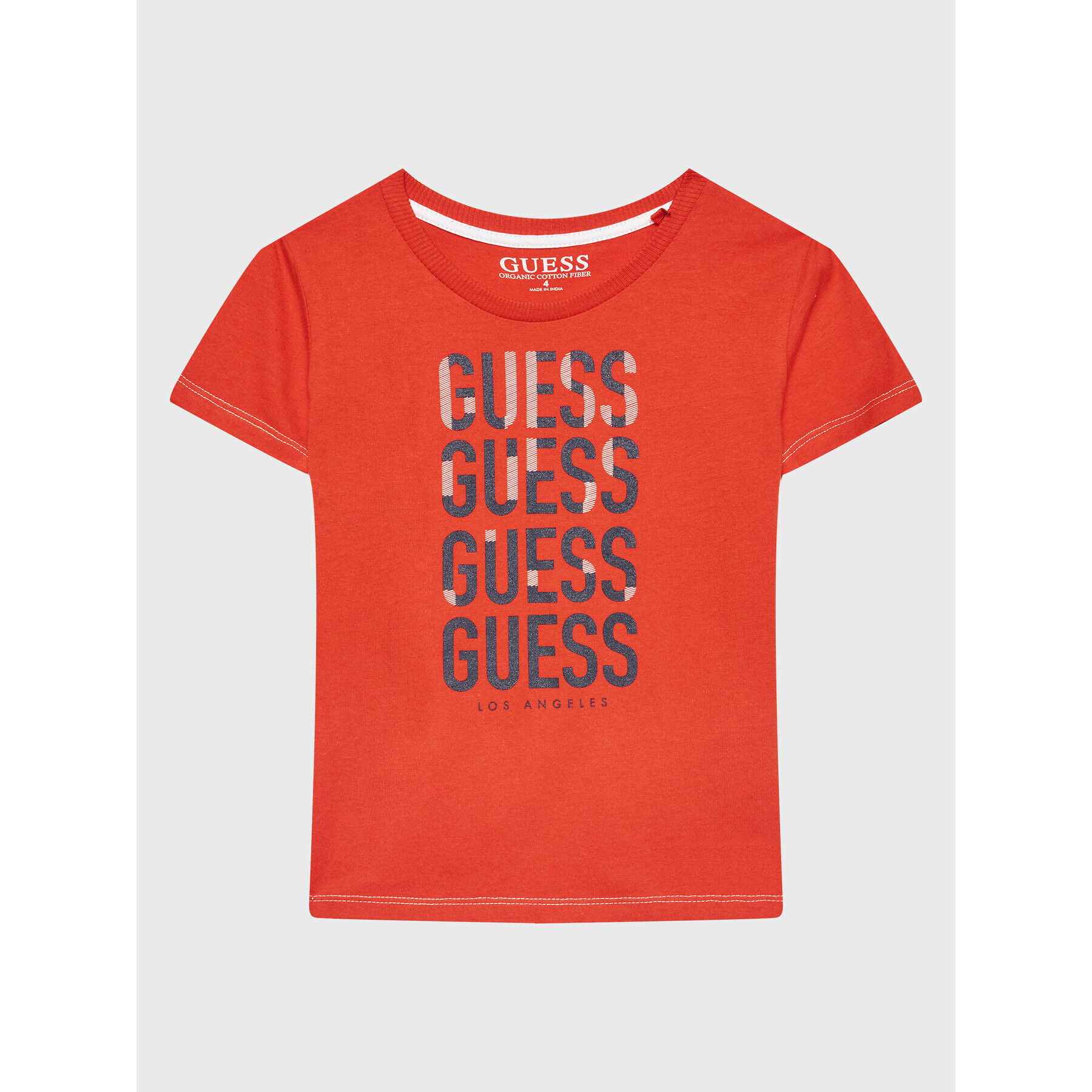 Guess Tričko N2BI13 I3Z11 Oranžová Regular Fit - Pepit.sk