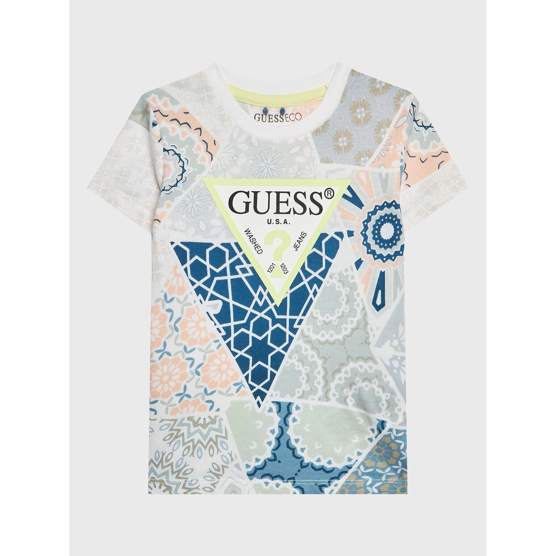 Guess Tričko N3GI05 K8HM3 Farebná Regular Fit - Pepit.sk