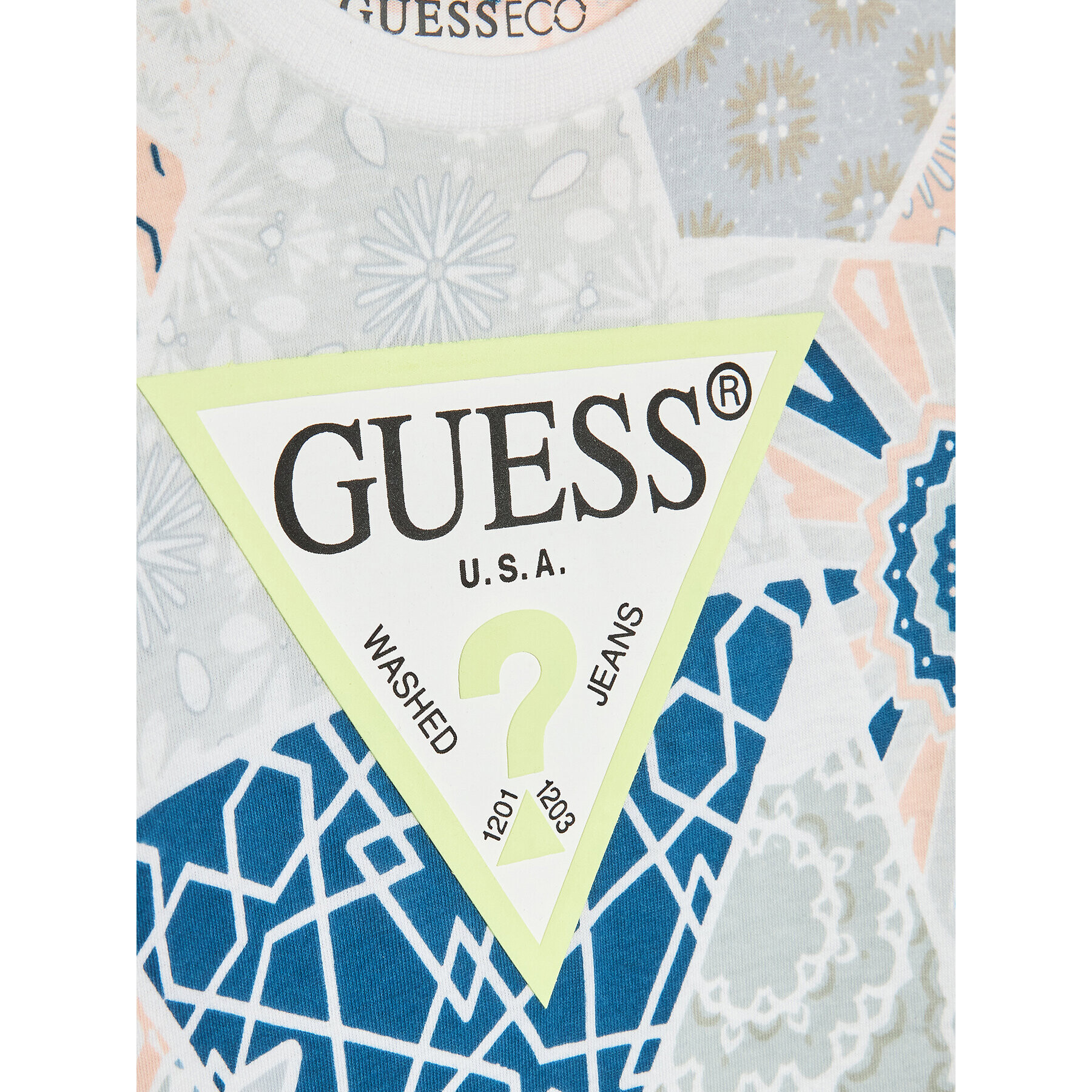 Guess Tričko N3GI05 K8HM3 Farebná Regular Fit - Pepit.sk