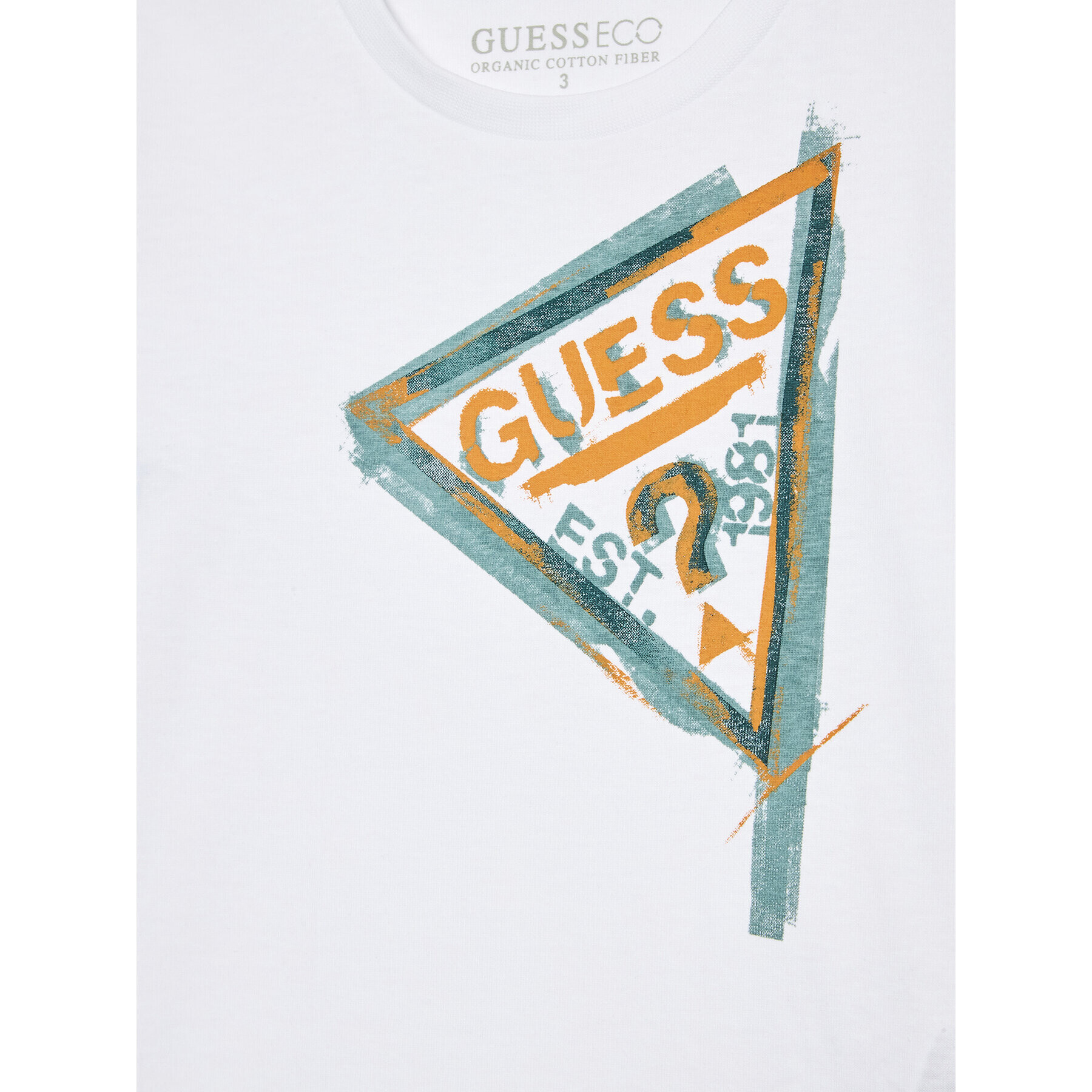 Guess Tričko N3GI08 K8HM0 Biela Regular Fit - Pepit.sk