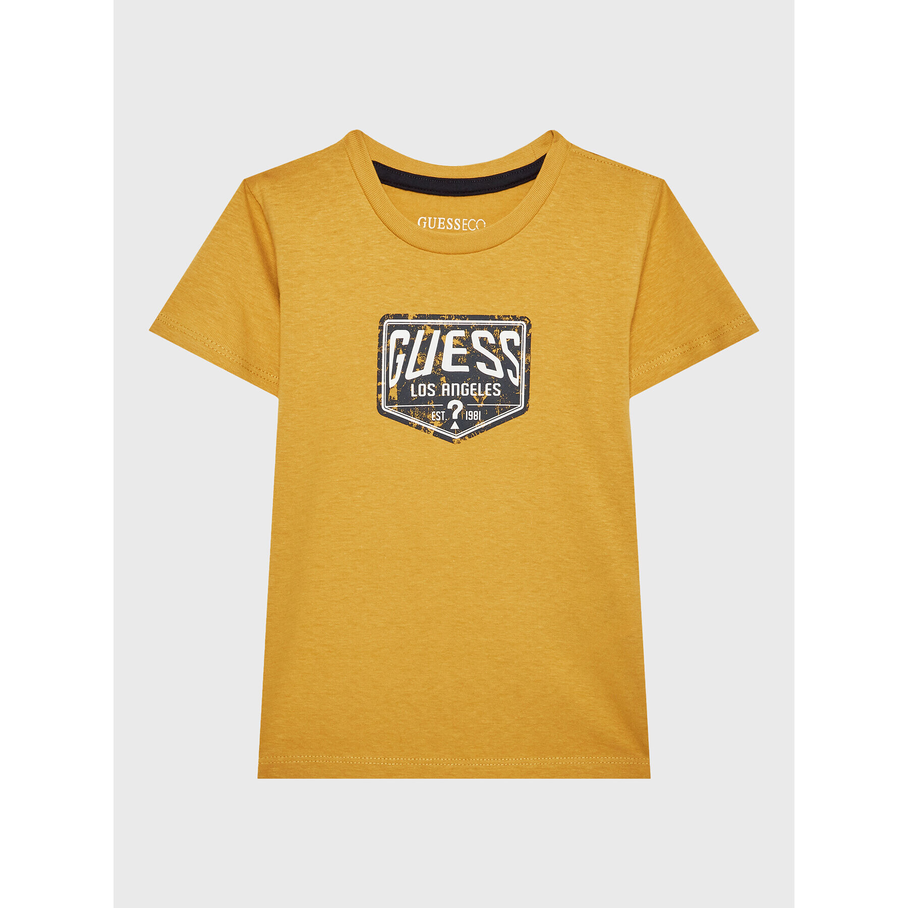 Guess Tričko N3GI09 K8HM0 Oranžová Regular Fit - Pepit.sk