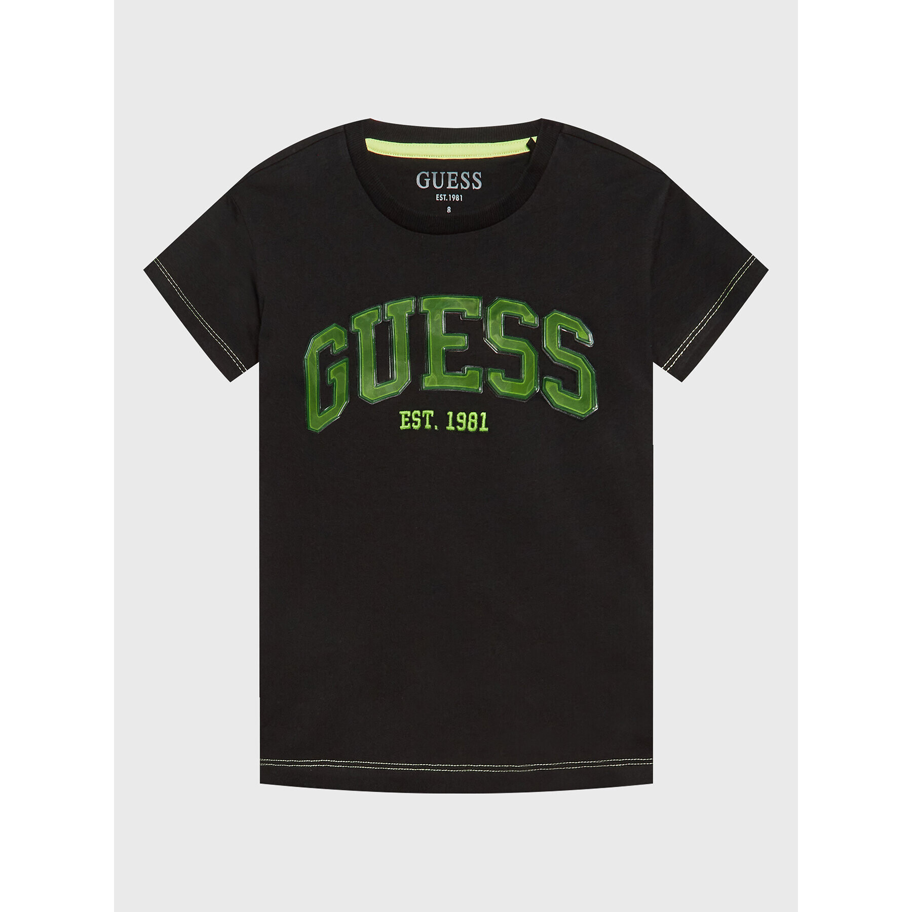 Guess Tričko N3RI07 K8HM3 Čierna Regular Fit - Pepit.sk