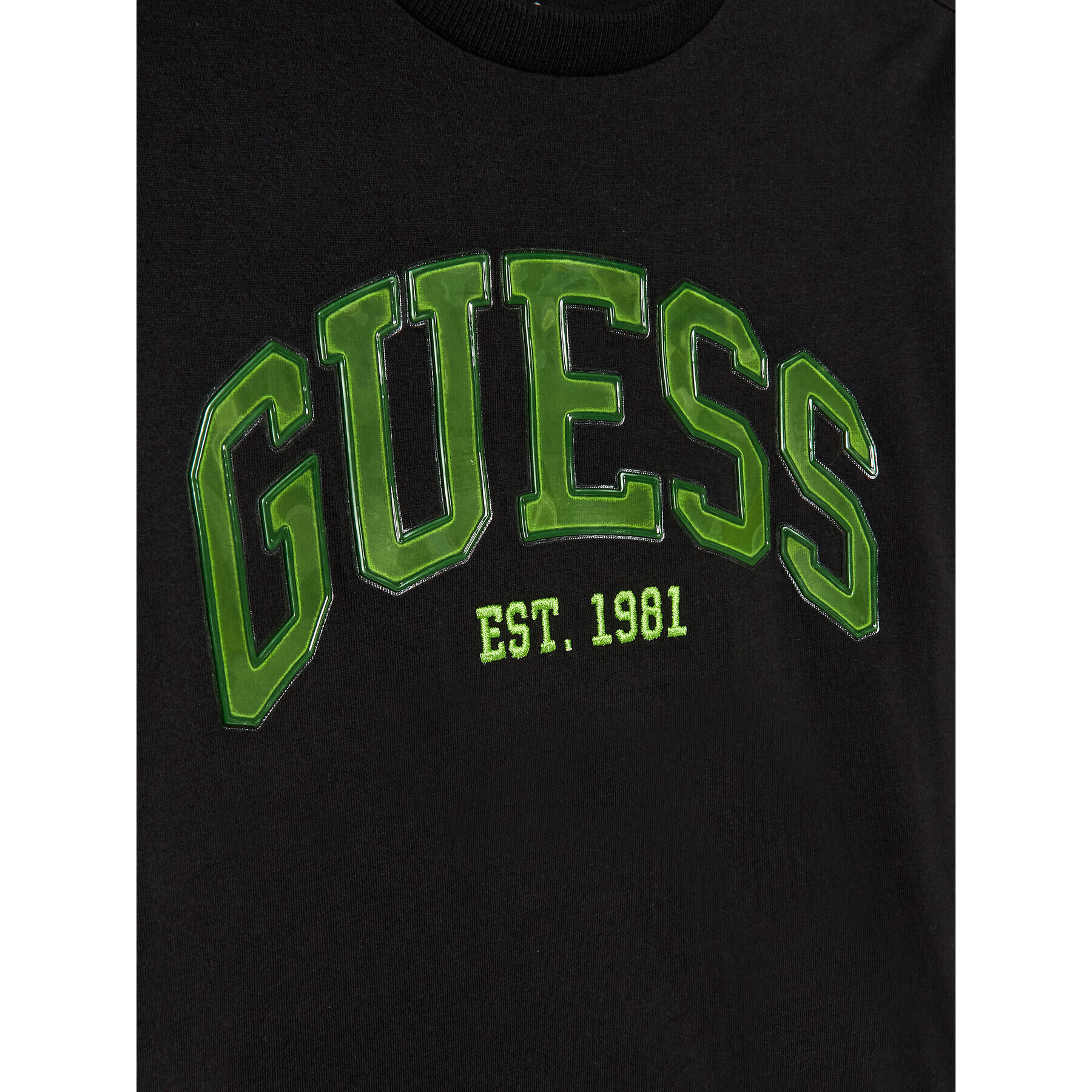 Guess Tričko N3RI07 K8HM3 Čierna Regular Fit - Pepit.sk