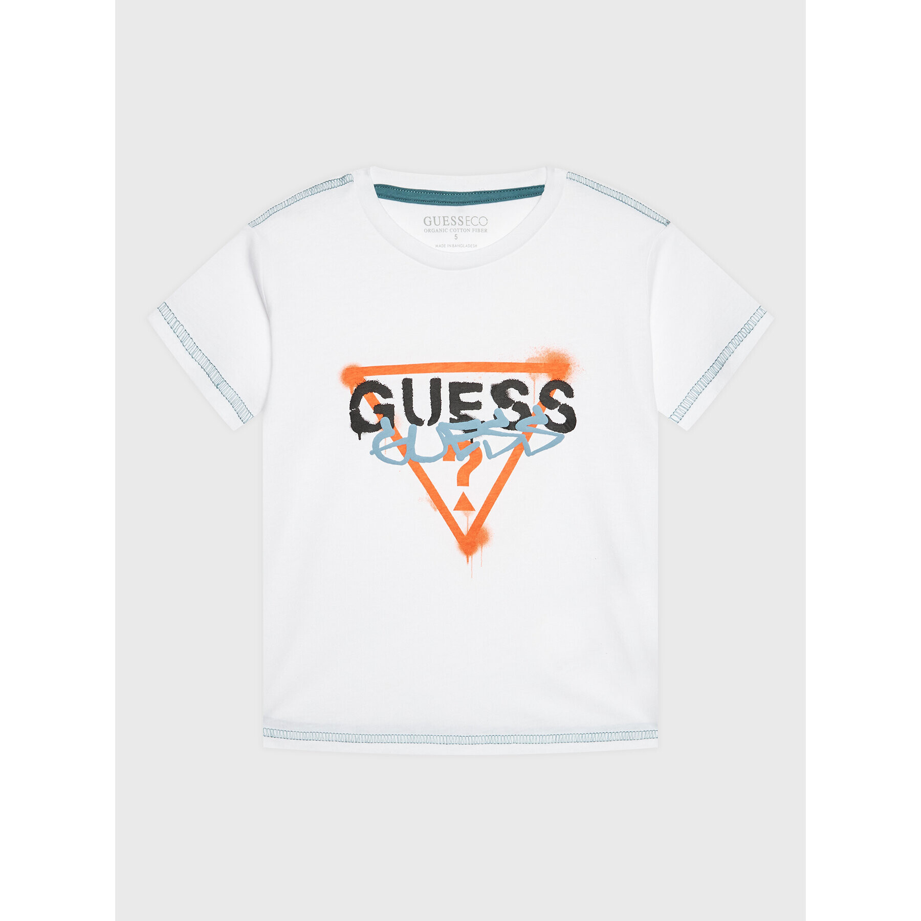 Guess Tričko N3RI15 K8HM0 Biela Regular Fit - Pepit.sk