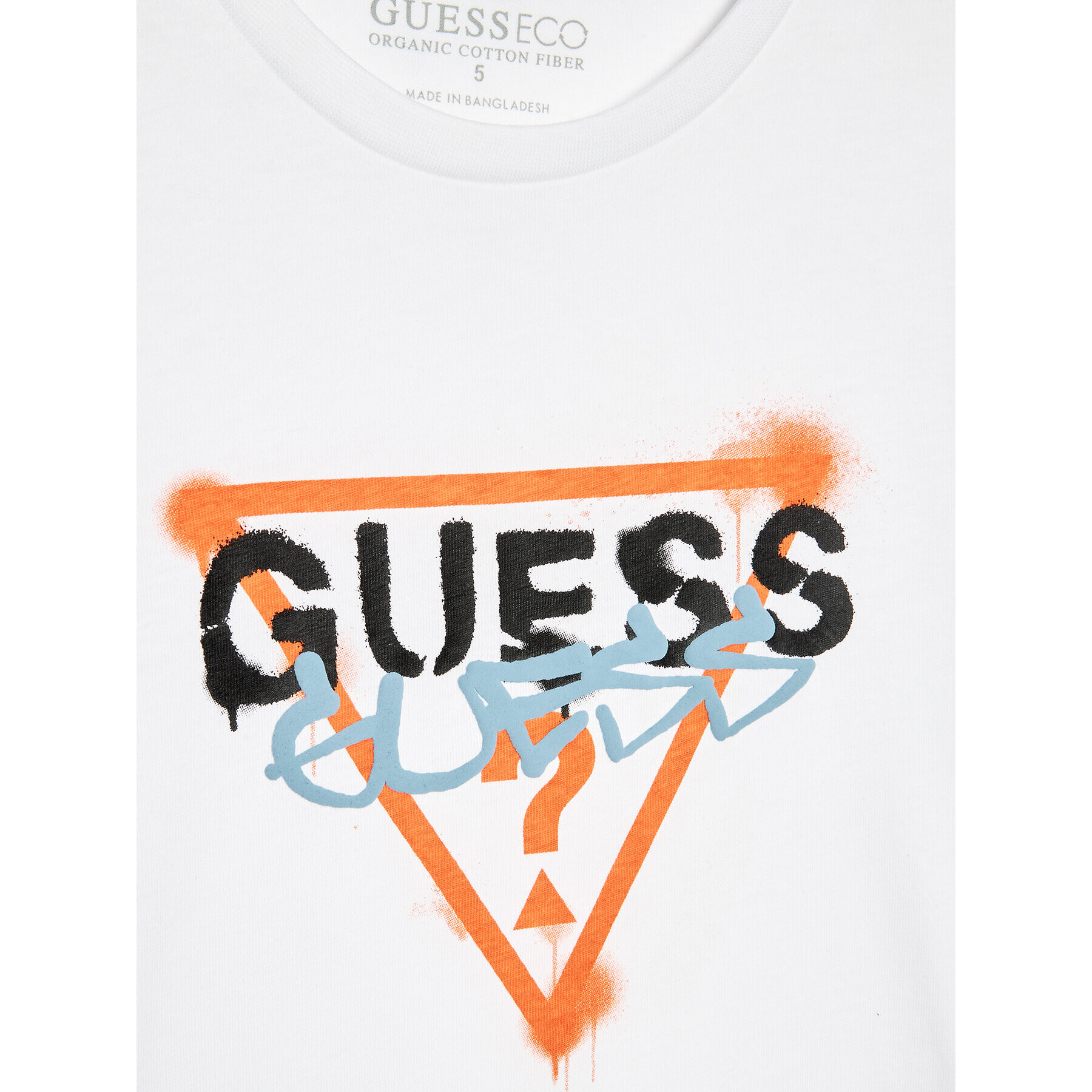 Guess Tričko N3RI15 K8HM0 Biela Regular Fit - Pepit.sk