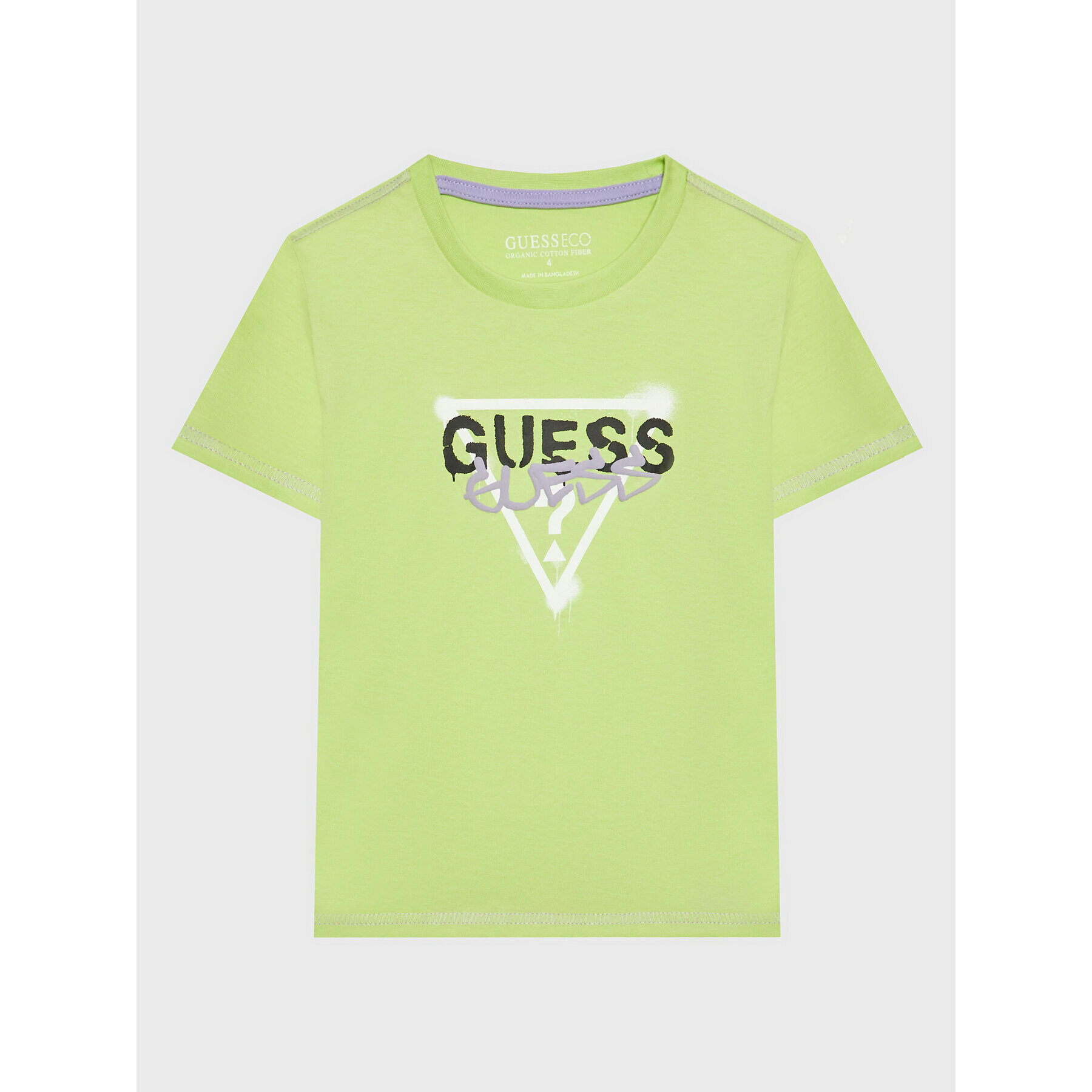 Guess Tričko N3RI15 K8HM0 Zelená Regular Fit - Pepit.sk