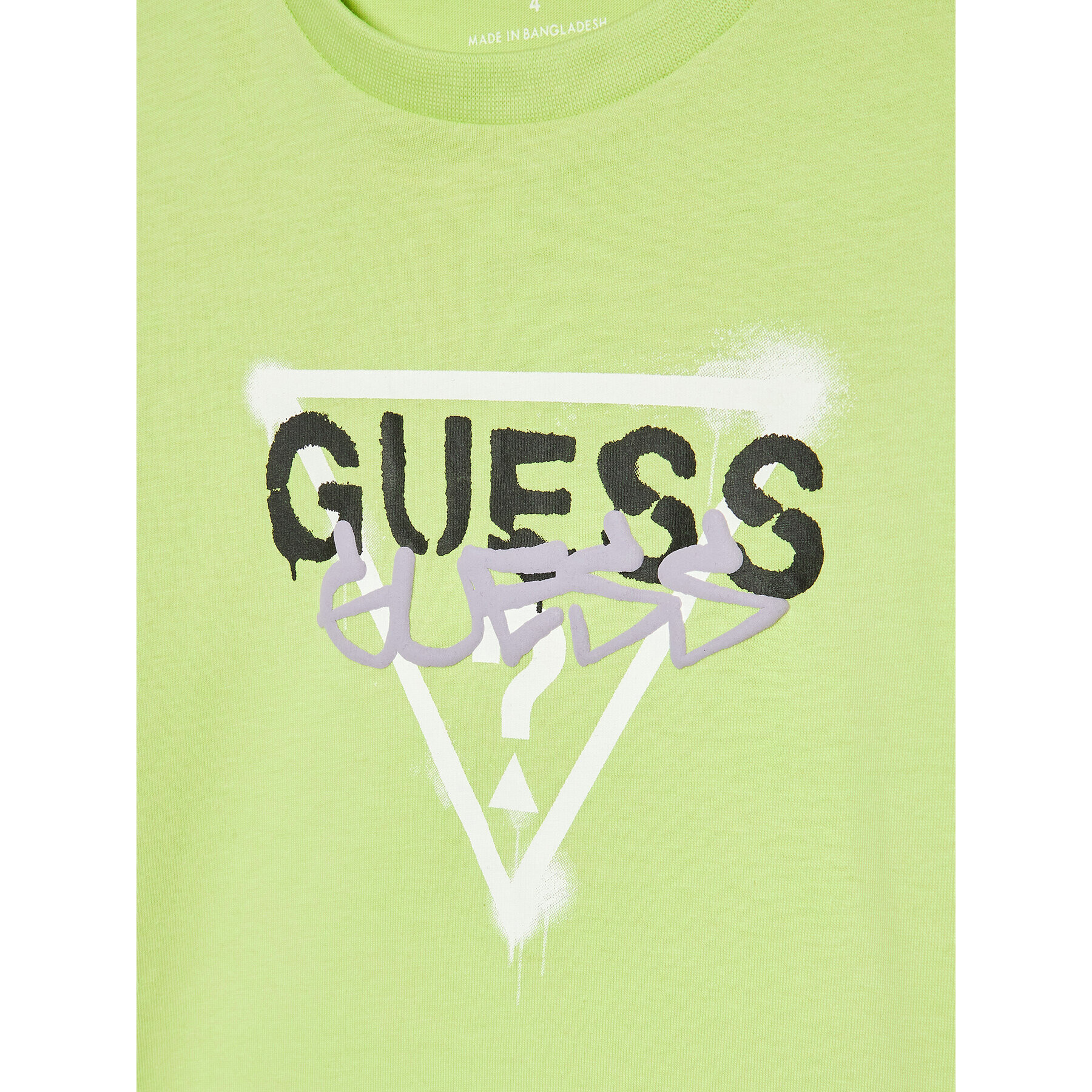 Guess Tričko N3RI15 K8HM0 Zelená Regular Fit - Pepit.sk