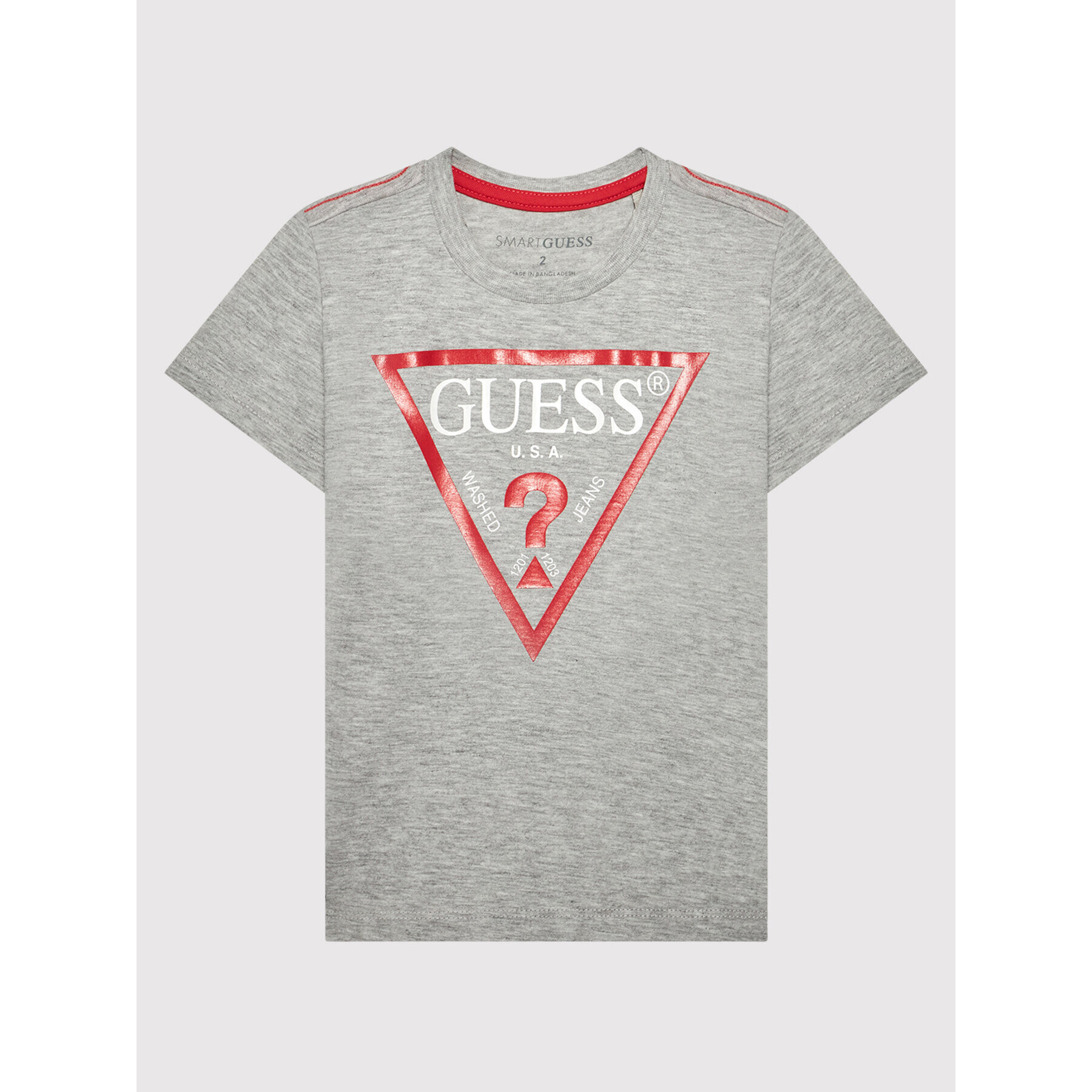 Guess Tričko N73I55 K8HM0 Sivá Regular Fit - Pepit.sk