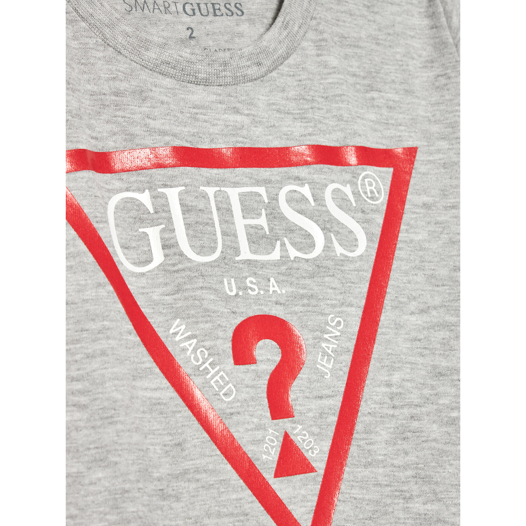 Guess Tričko N73I55 K8HM0 Sivá Regular Fit - Pepit.sk