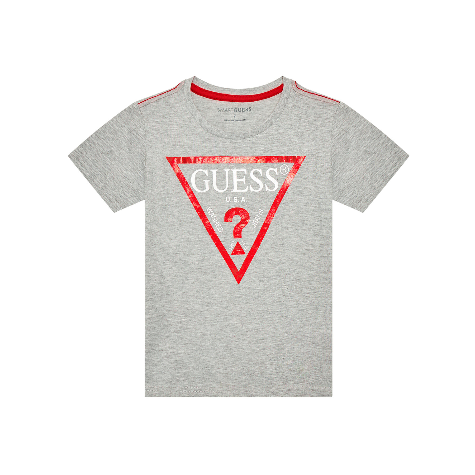 Guess Tričko N73I55 K8HM0 Sivá Regular Fit - Pepit.sk