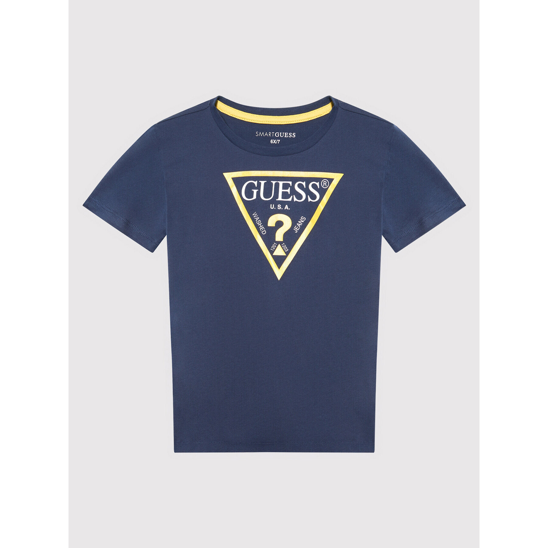 Guess Tričko N73I55 K8HM0 Tmavomodrá Regular Fit - Pepit.sk