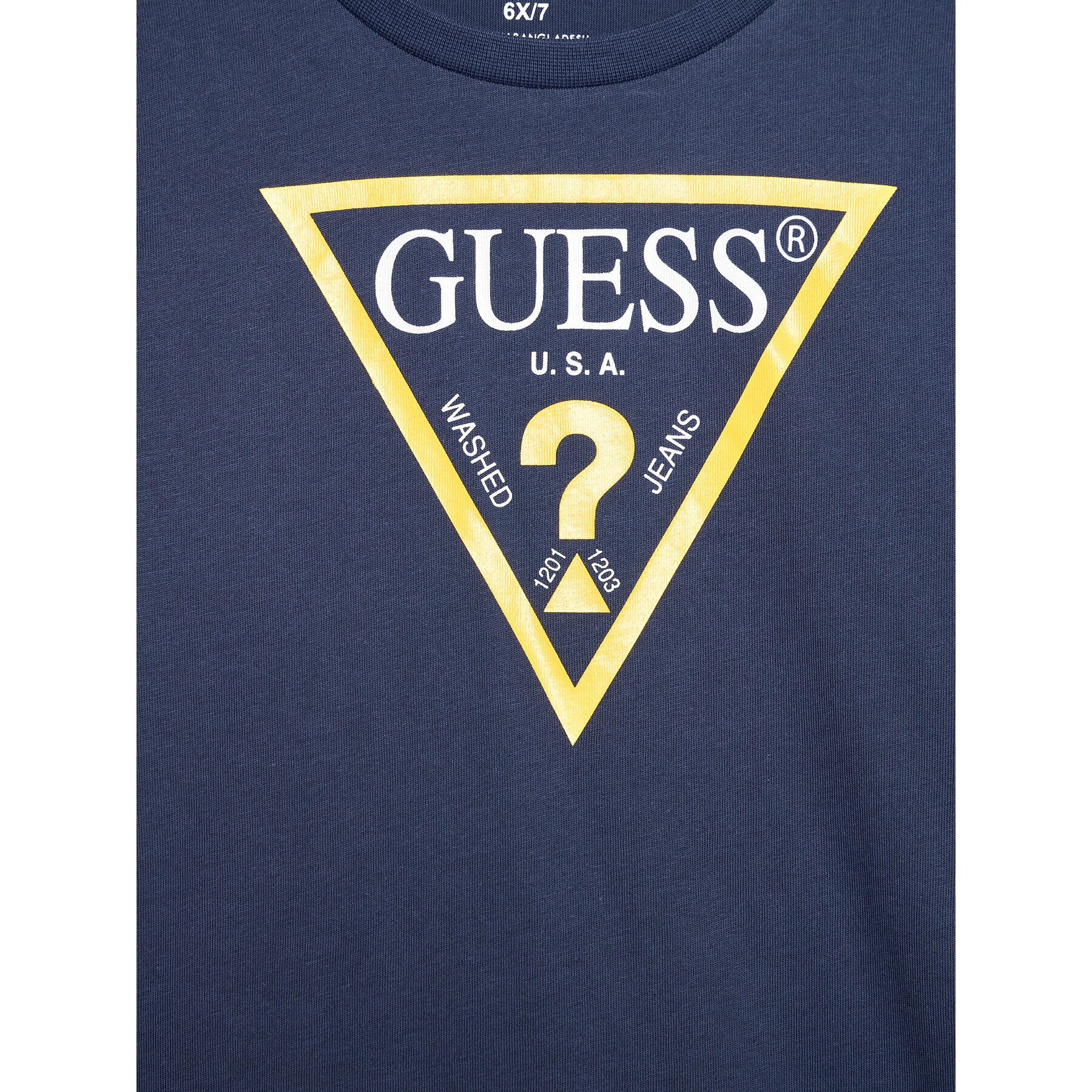 Guess Tričko N73I55 K8HM0 Tmavomodrá Regular Fit - Pepit.sk