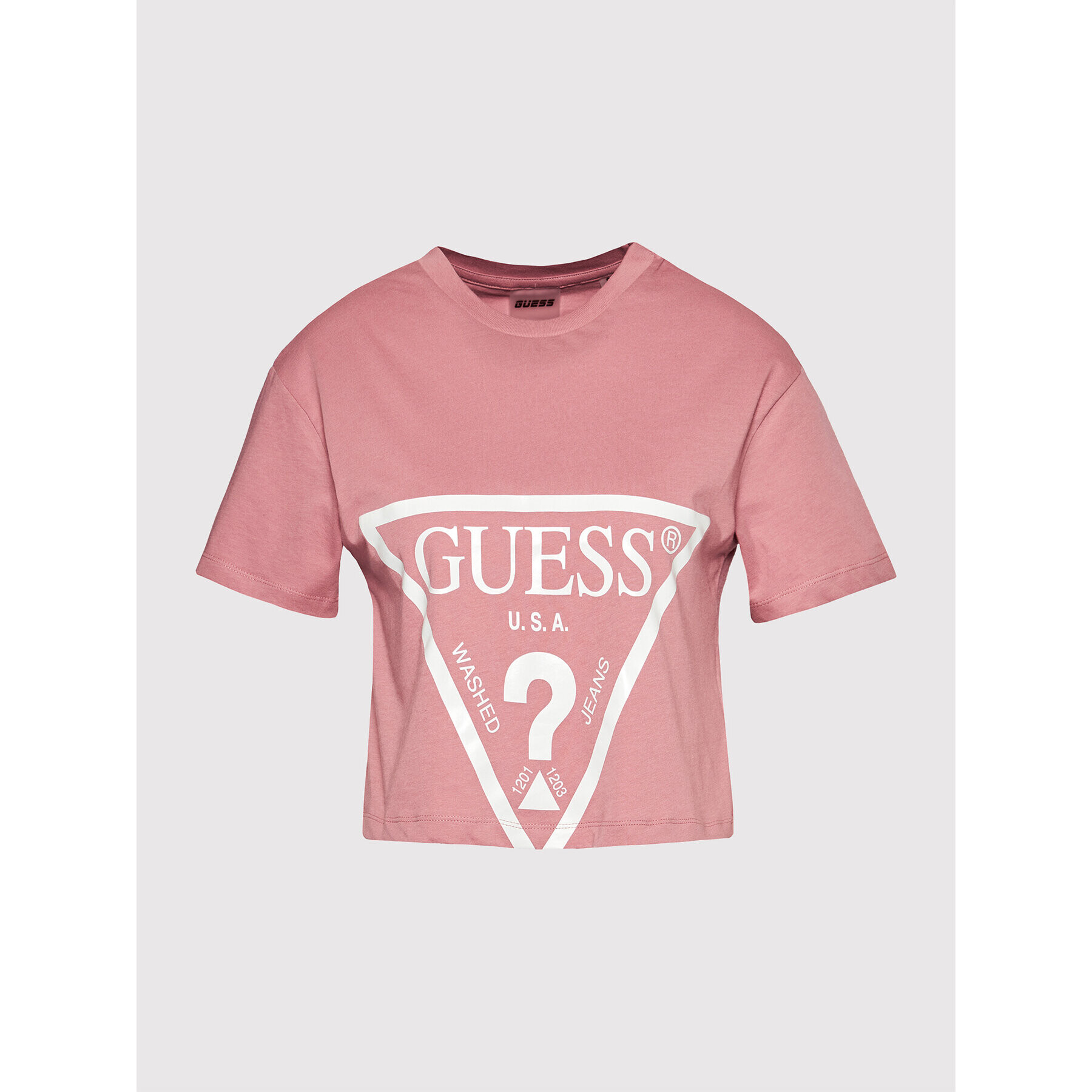 Guess Tričko O1GA21 K8HM0 Ružová Regular Fit - Pepit.sk