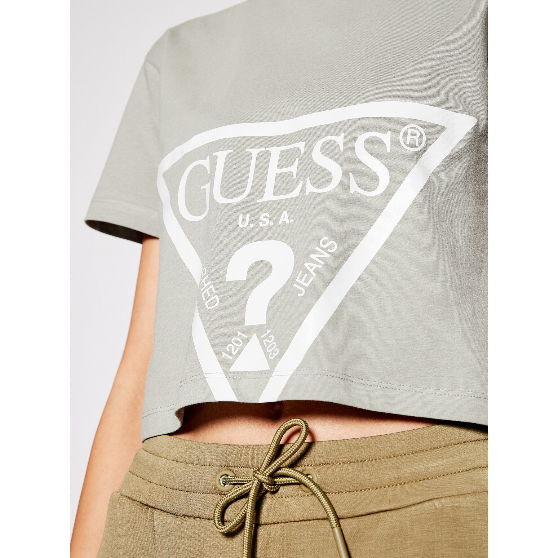 Guess Tričko O1GA21 K8HM0 Sivá Regular Fit - Pepit.sk