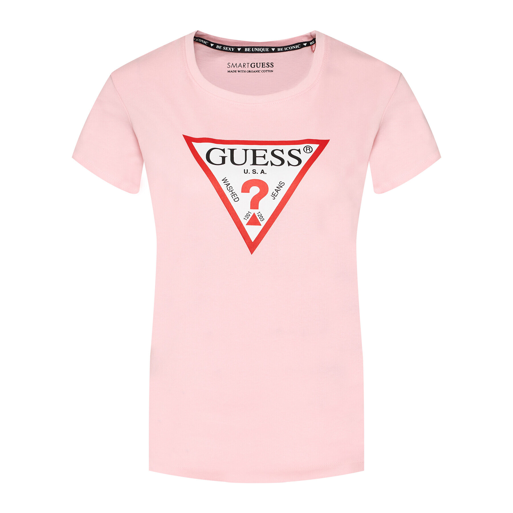 Guess Tričko Original W1YI1B I3Z11 Ružová Boxy Fit - Pepit.sk