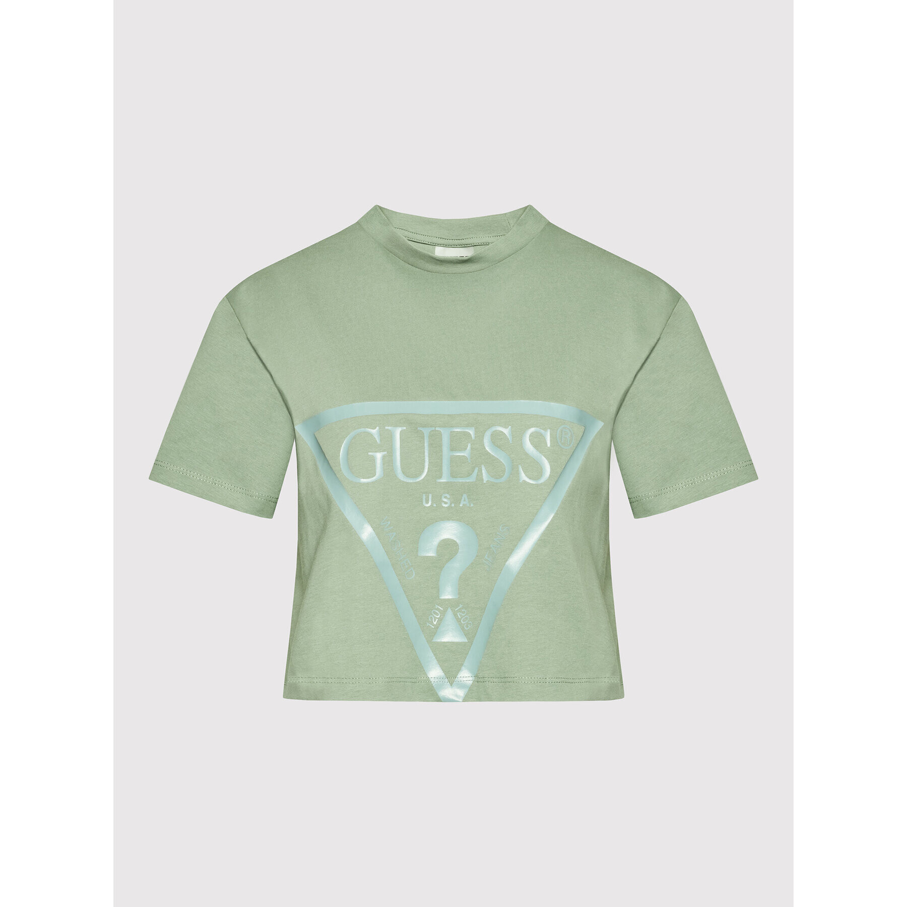 Guess Tričko V2RI00 K8HM0 Zelená Relaxed Fit - Pepit.sk