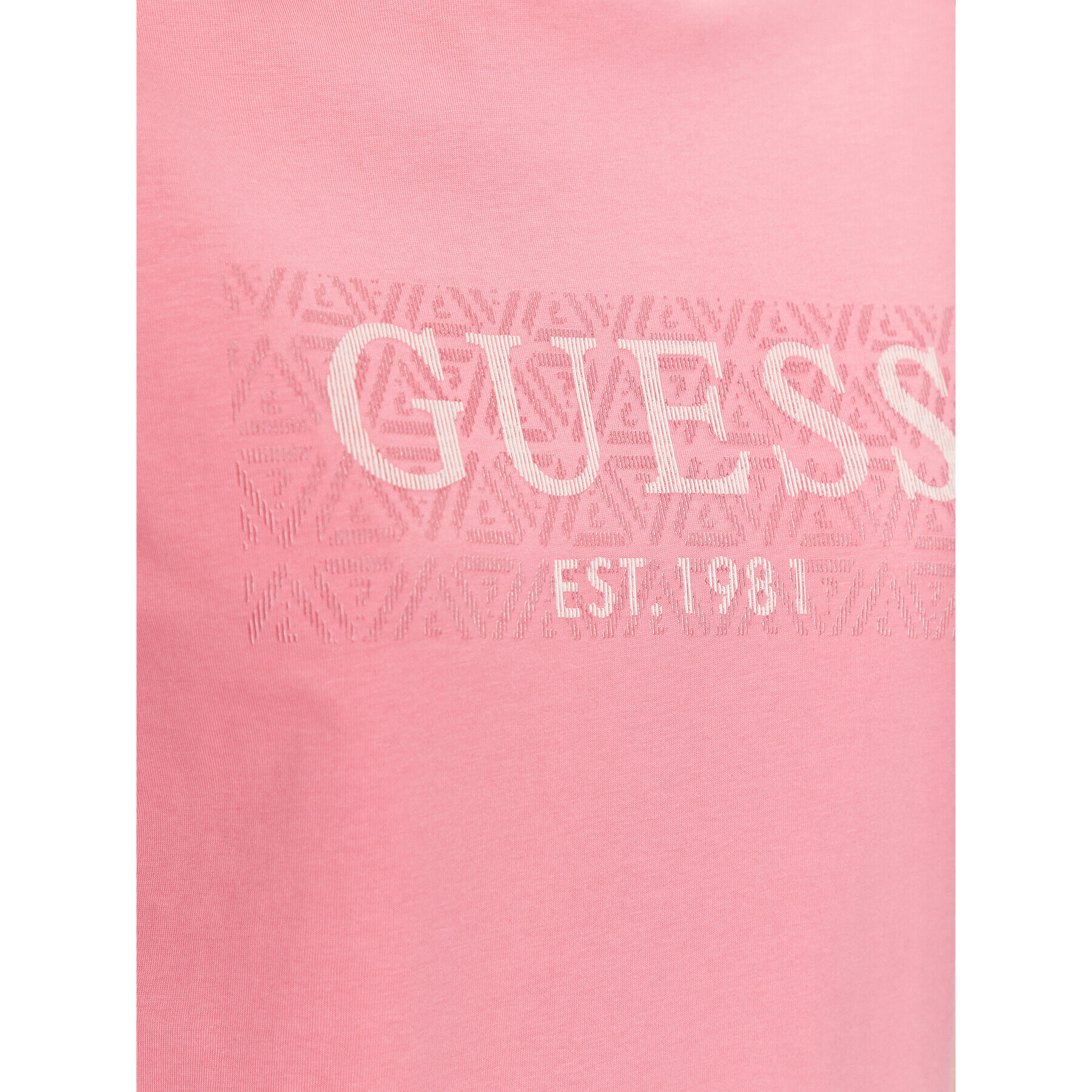 Guess Tričko V3YI15 I3Z14 Ružová Slim Fit - Pepit.sk