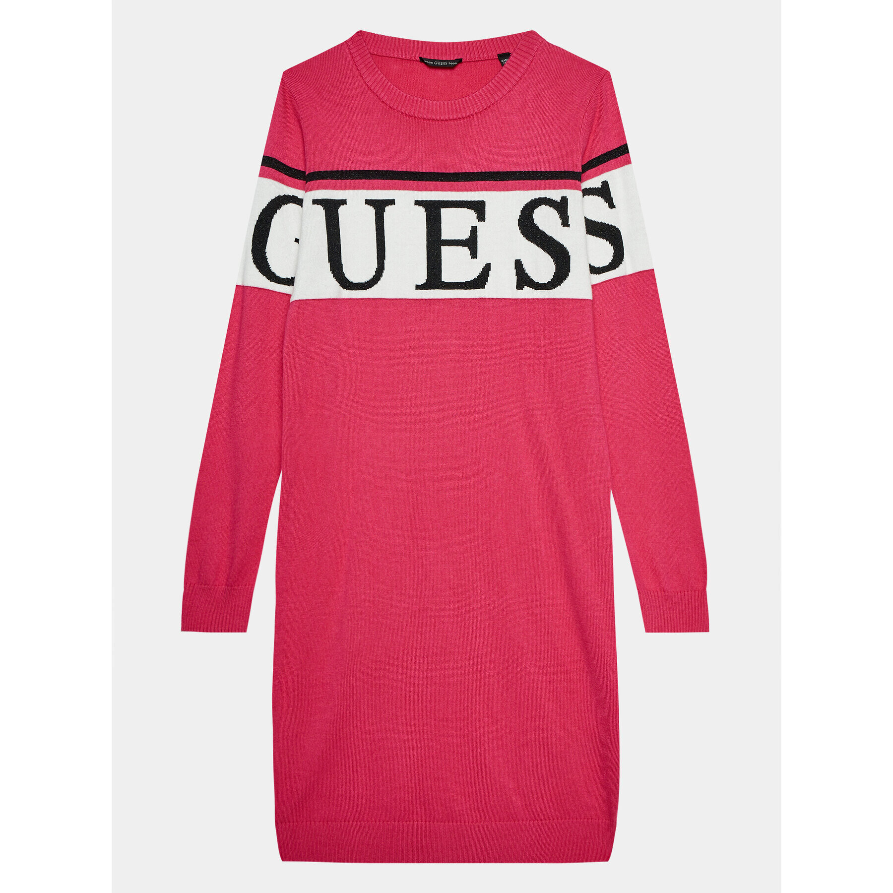 Guess Úpletové šaty J3BK16 Z38B0 Ružová Regular Fit - Pepit.sk