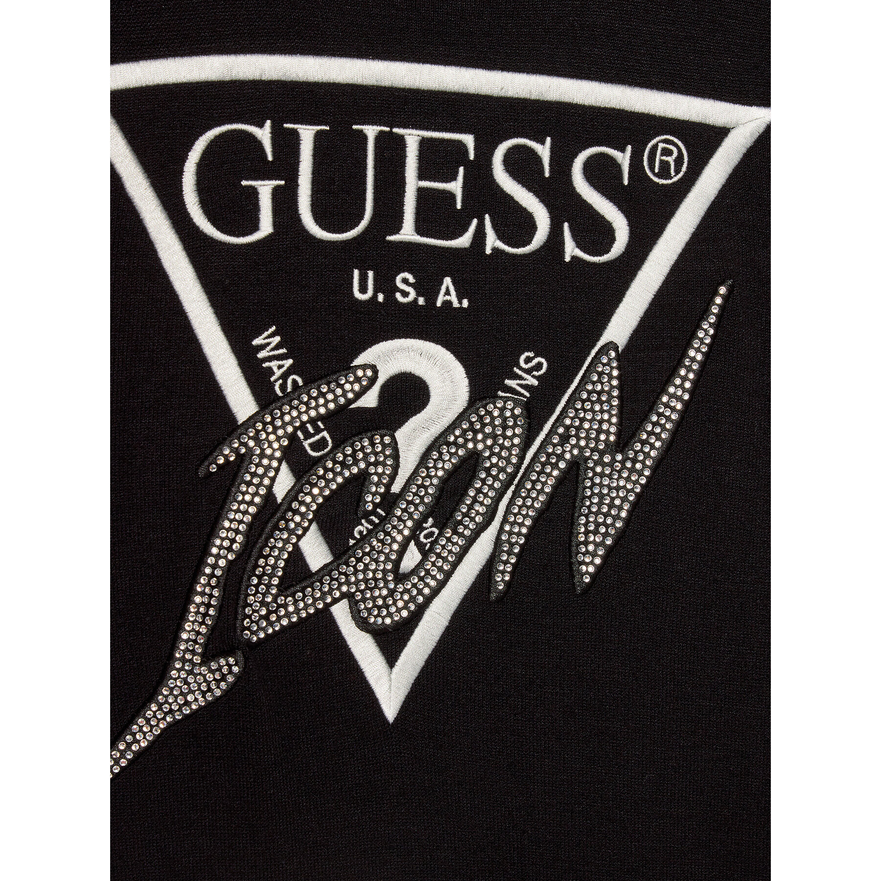 Guess Úpletové šaty J3BK23 Z2NQ2 Čierna Regular Fit - Pepit.sk