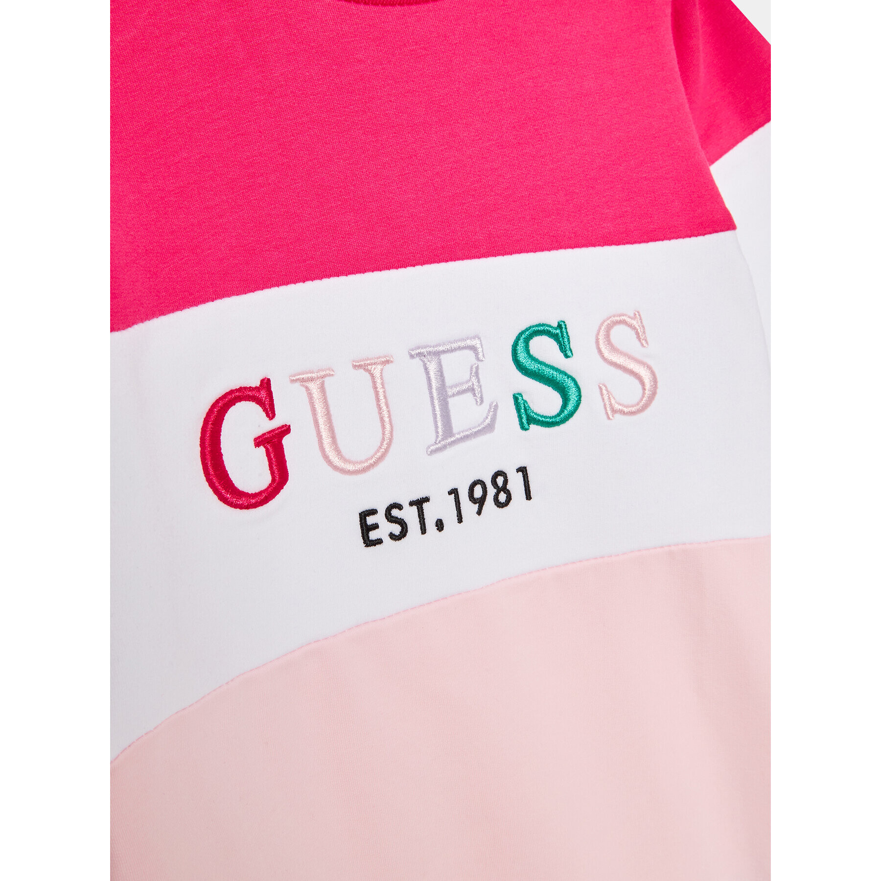 Guess Úpletové šaty K3YK06 KA6V3 Ružová Relaxed Fit - Pepit.sk