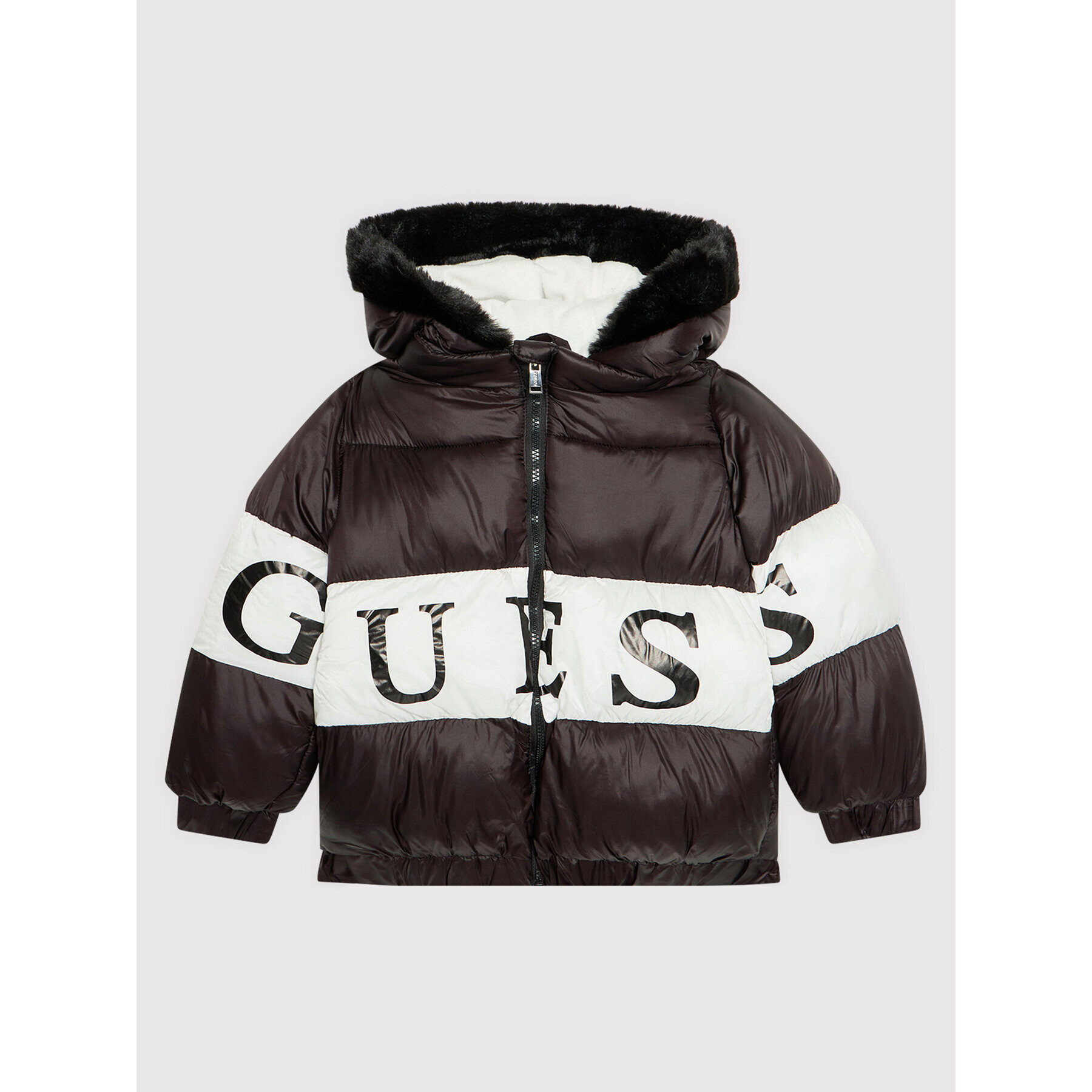 Guess Vatovaná bunda H1BT00 WE8Z0 Čierna Regular Fit - Pepit.sk