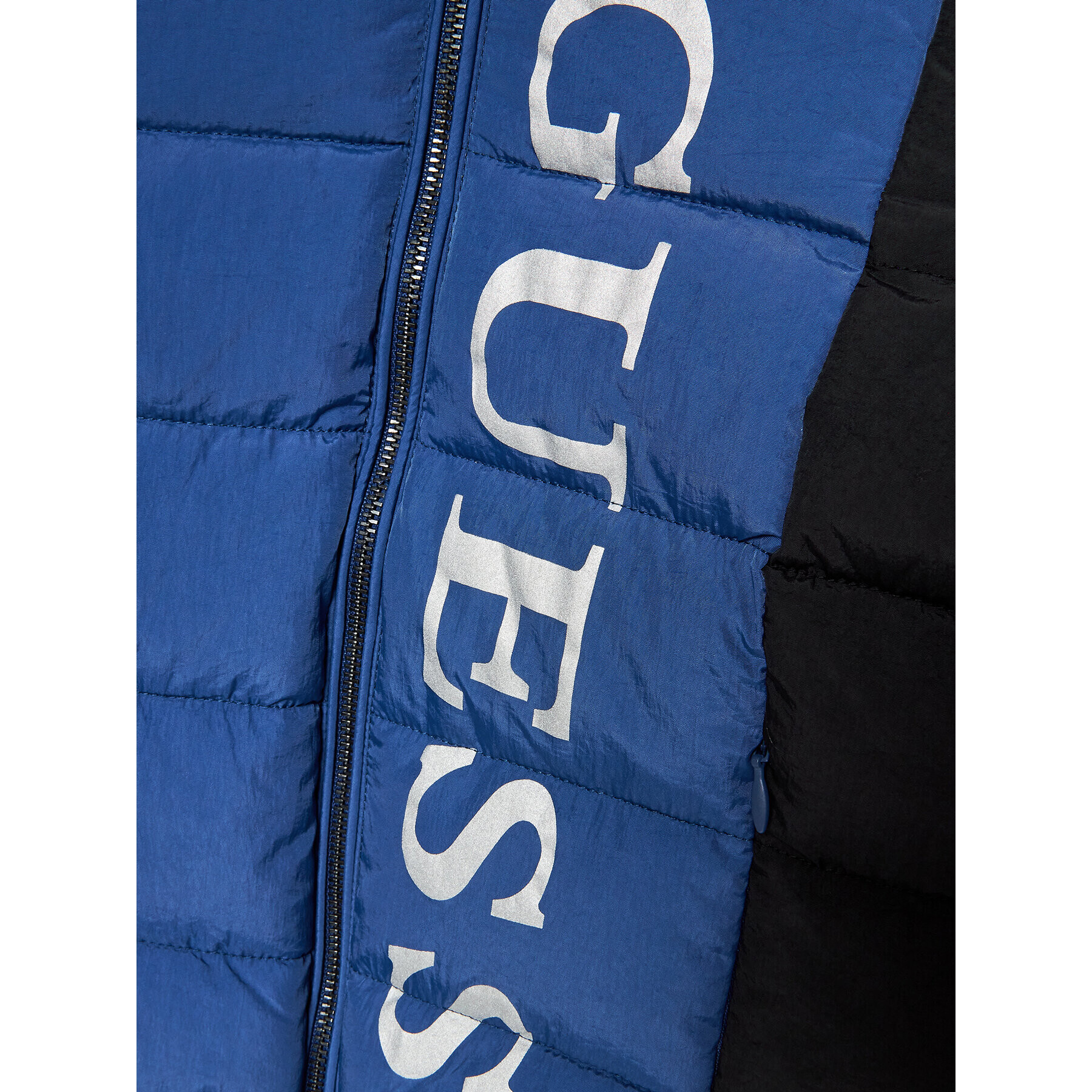 Guess Vatovaná bunda H2BT01 WF090 Tmavomodrá Regular Fit - Pepit.sk