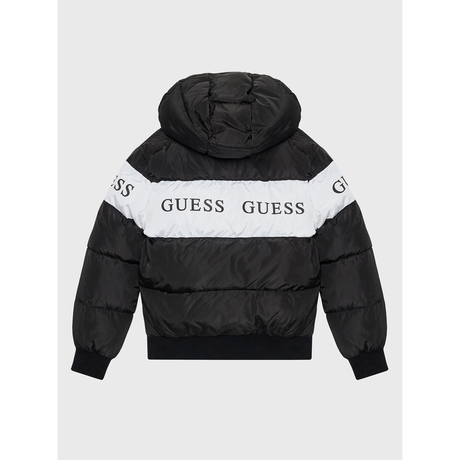 Guess Vatovaná bunda J2BL01 WB240 Čierna Regular Fit - Pepit.sk