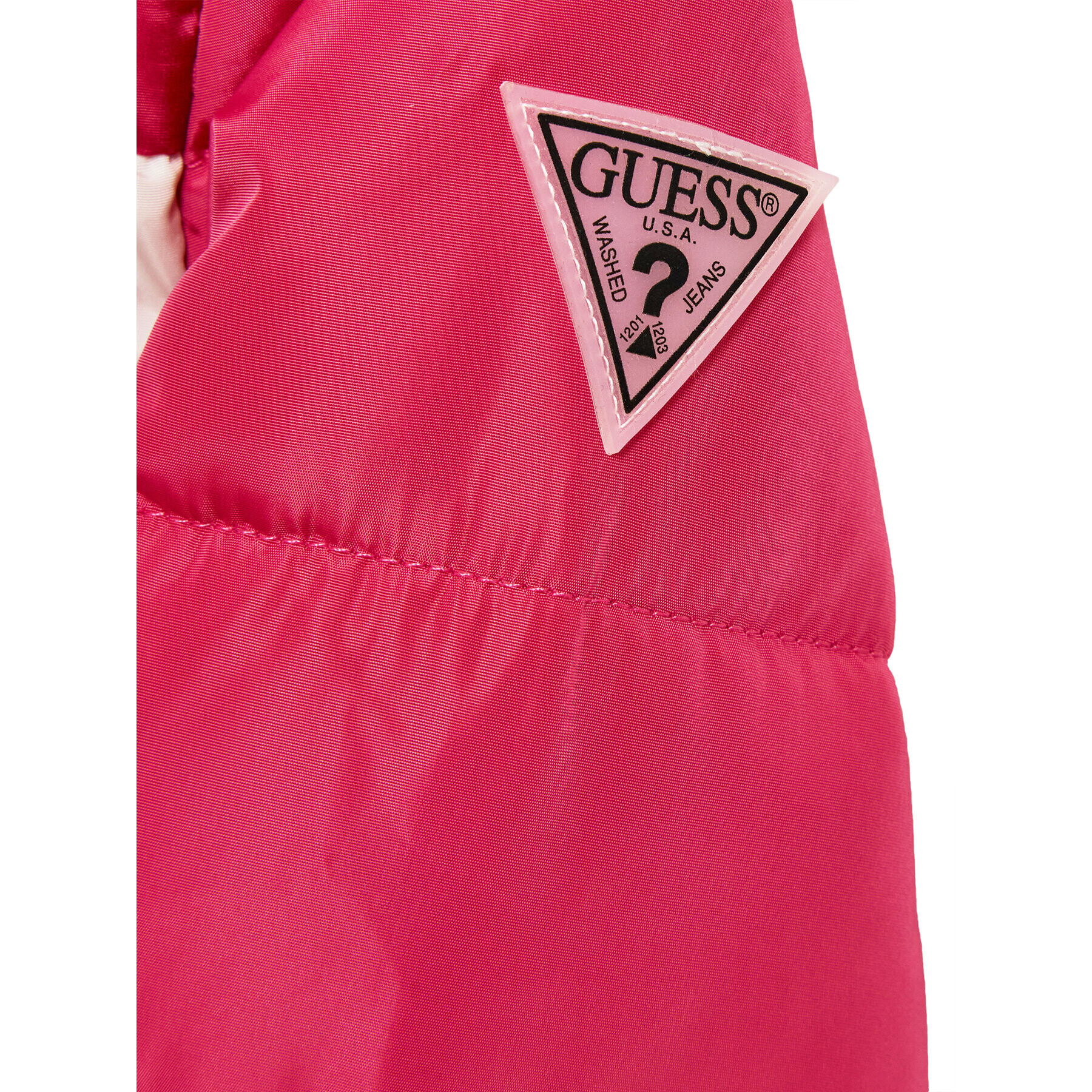 Guess Vatovaná bunda J3BL02 WB240 Ružová Regular Fit - Pepit.sk