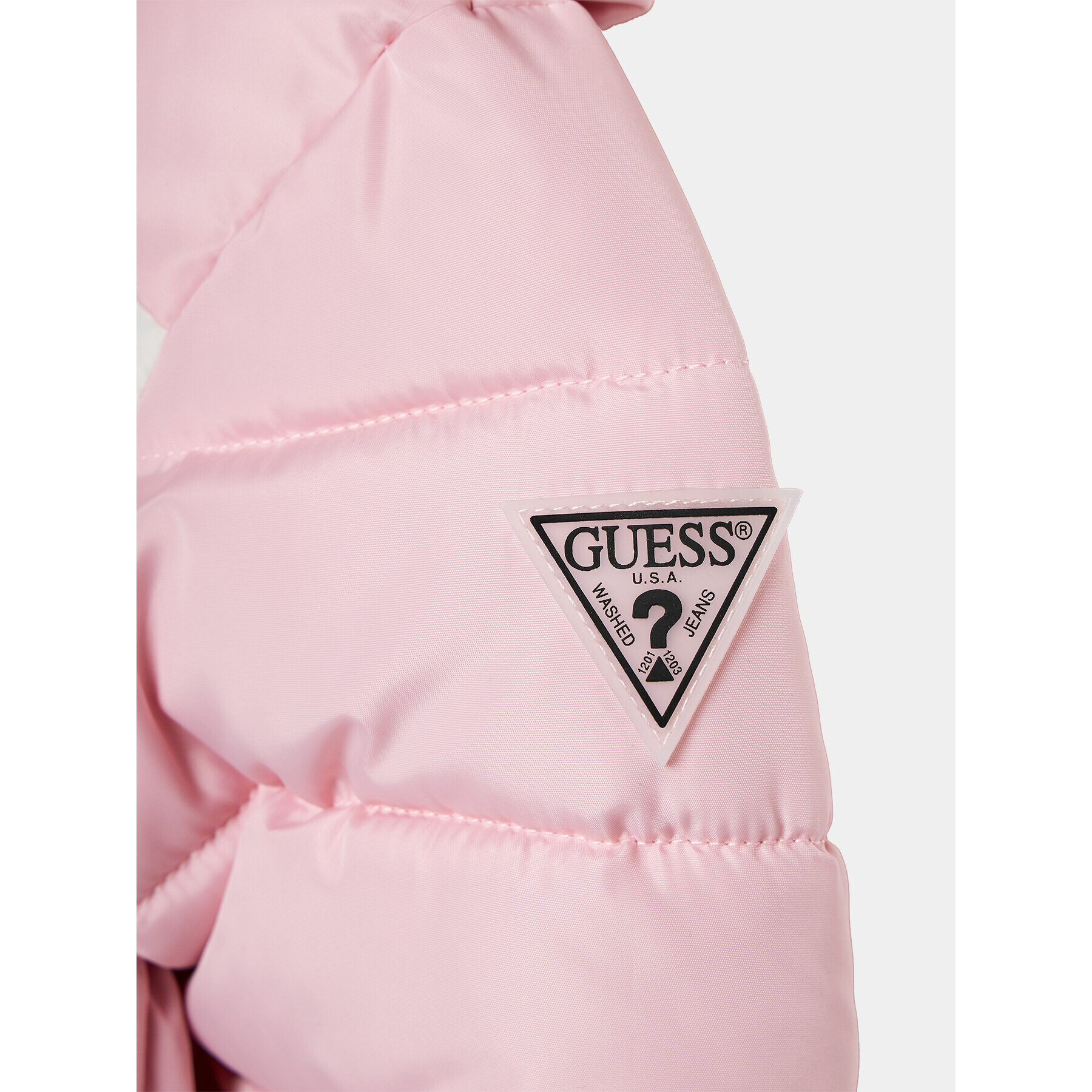 Guess Vatovaná bunda K3BL04 WB240 Ružová Regular Fit - Pepit.sk