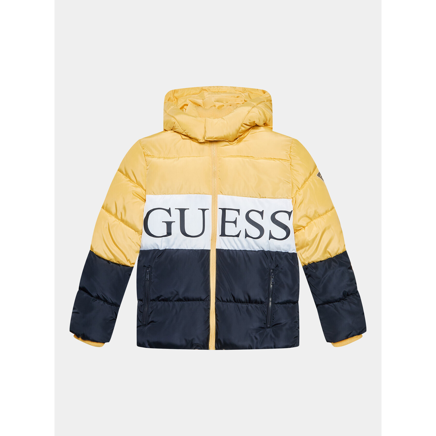 Guess Vatovaná bunda L3BL02 WB240 Žltá Regular Fit - Pepit.sk