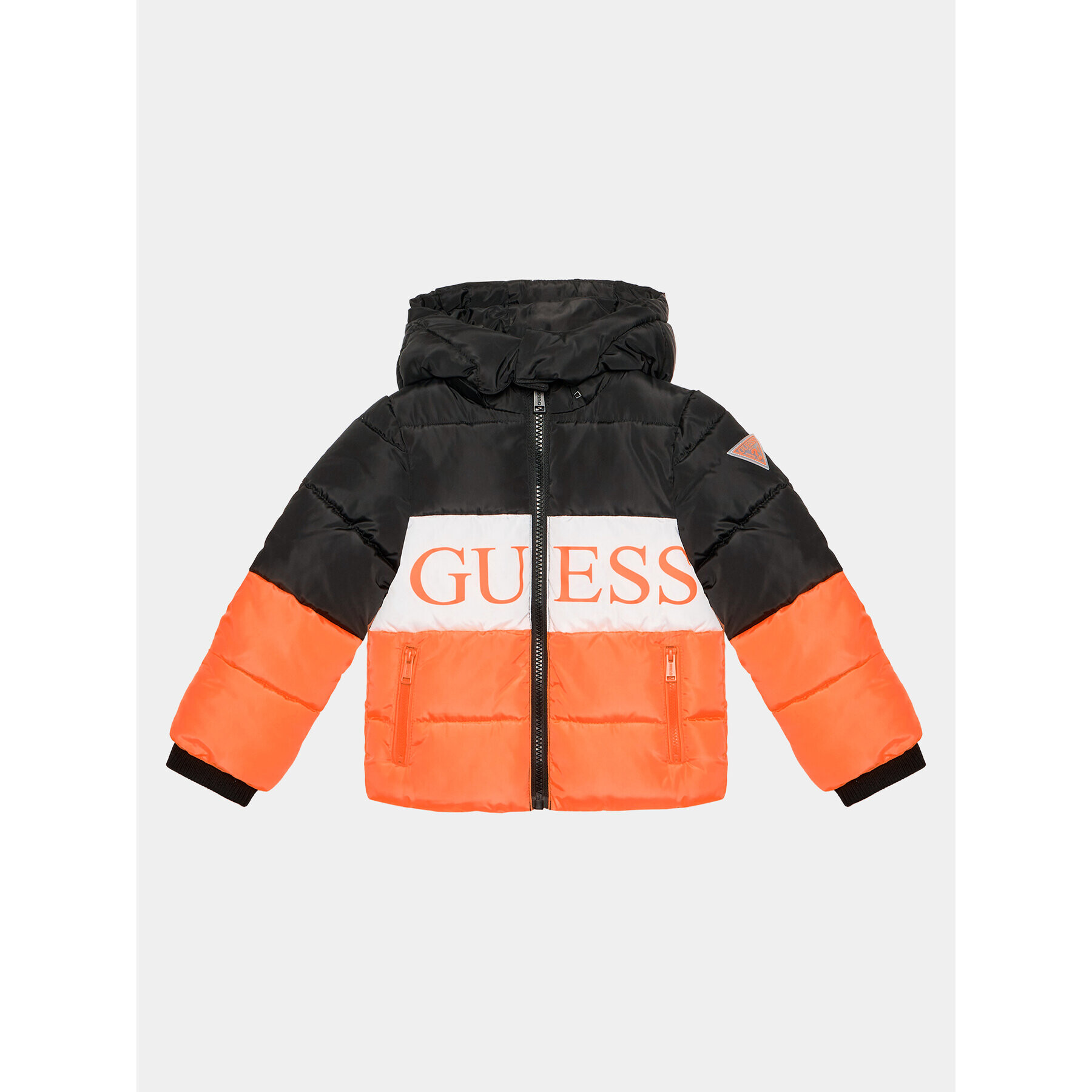 Guess Vatovaná bunda N3BL02 WB240 Oranžová Regular Fit - Pepit.sk