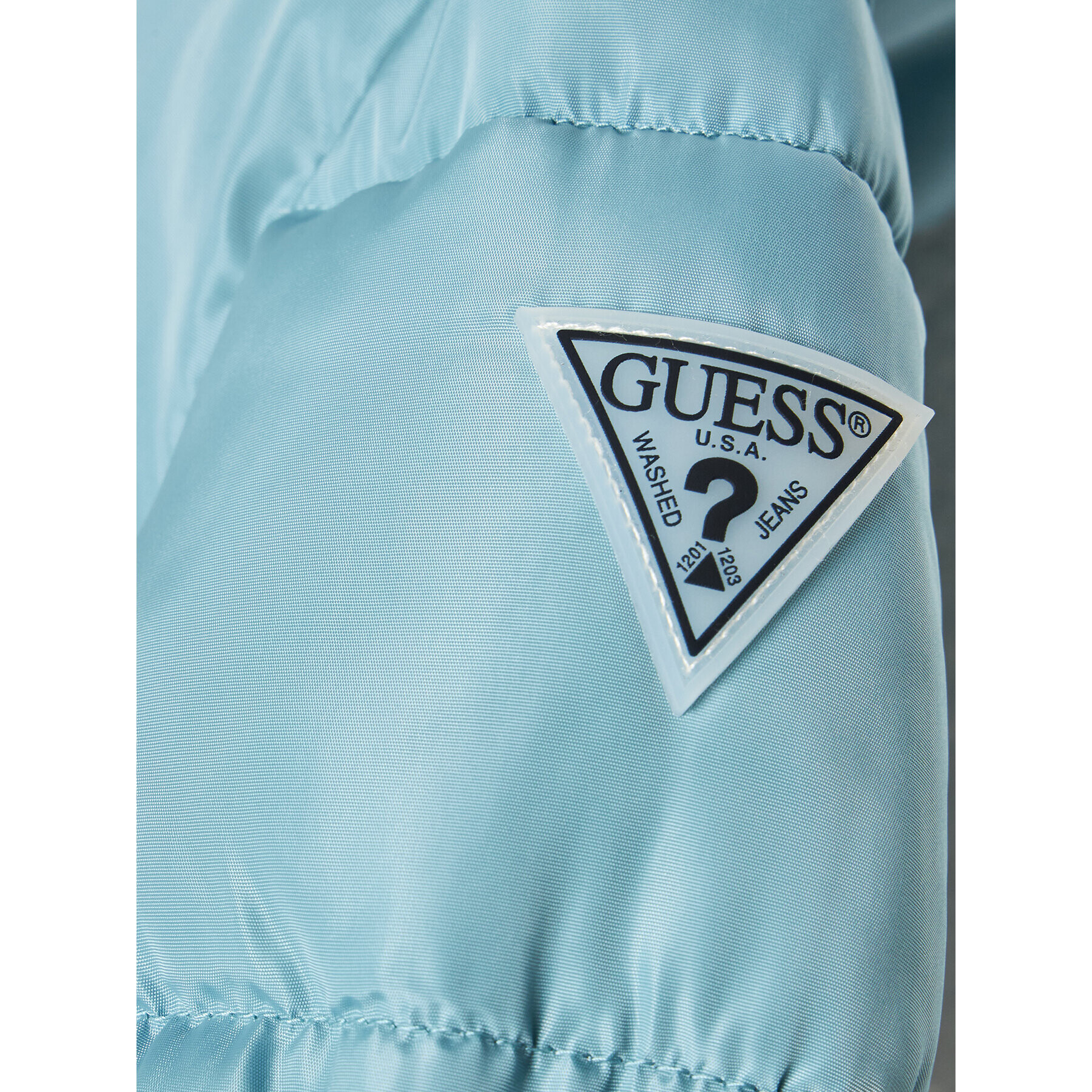 Guess Vatovaná bunda N3BL02 WB240 Modrá Regular Fit - Pepit.sk