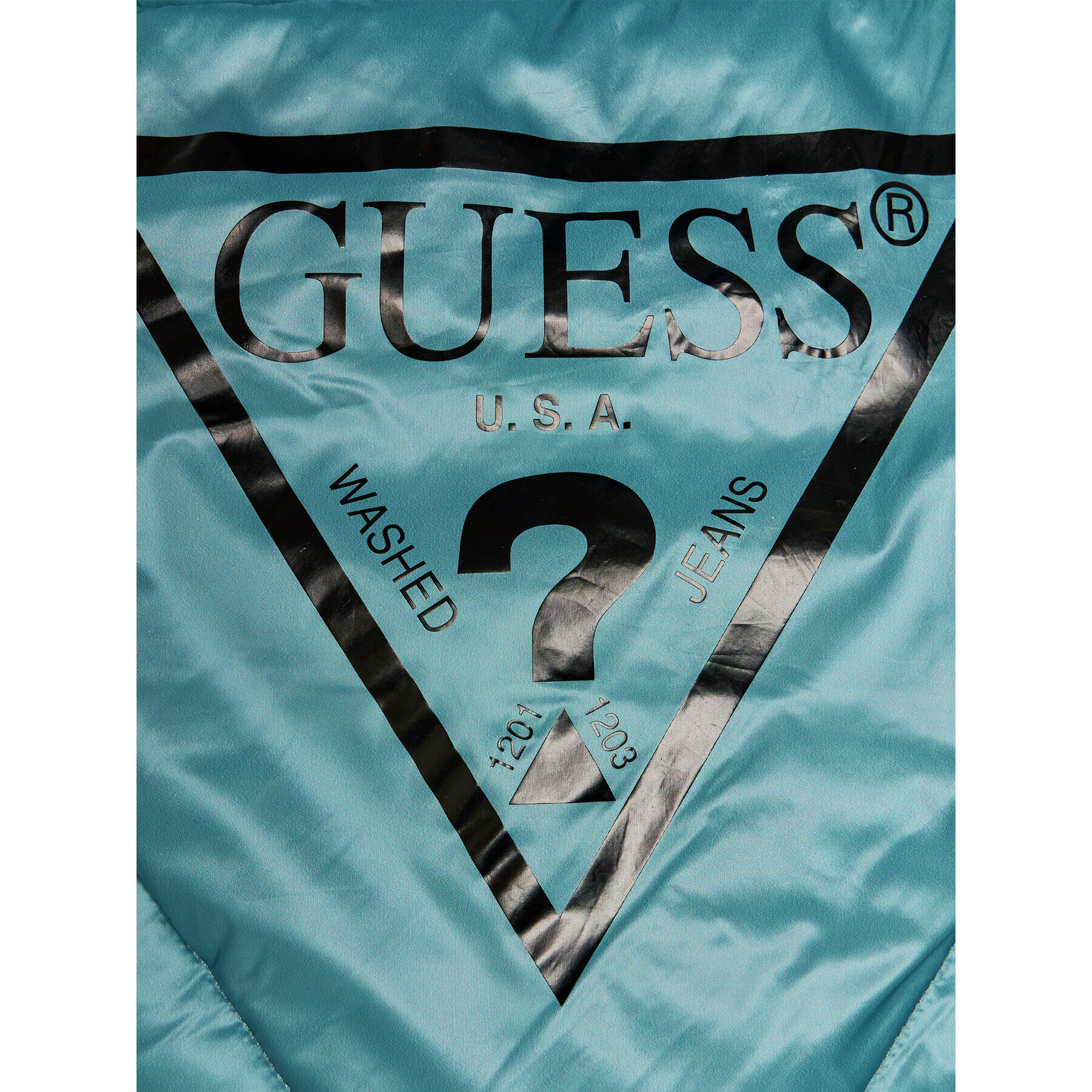 Guess Vatovaná bunda N3BL03 WEGY0 Modrá Regular Fit - Pepit.sk