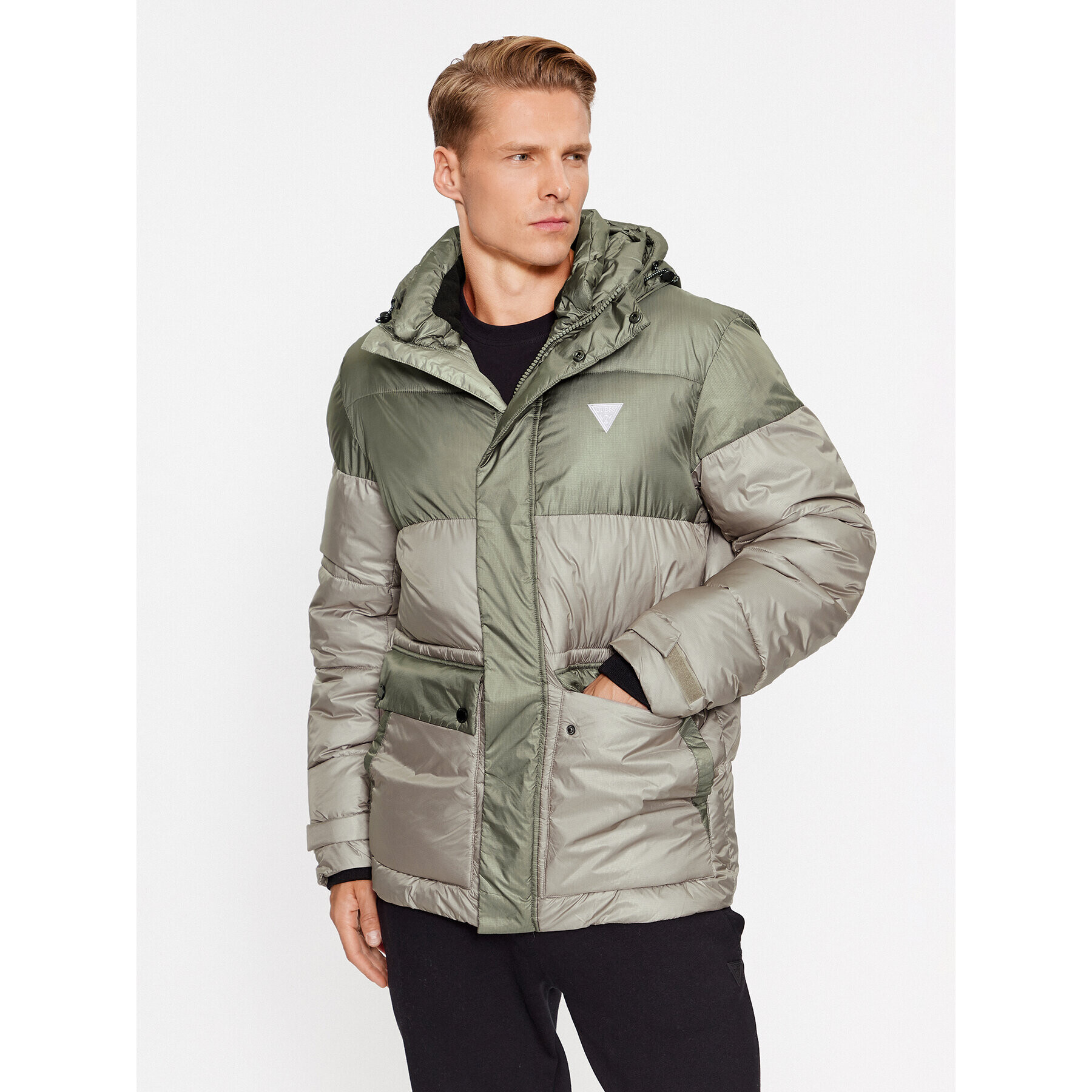 Guess Vatovaná bunda Wilfred Z3BL02 WFQ80 Béžová Regular Fit - Pepit.sk