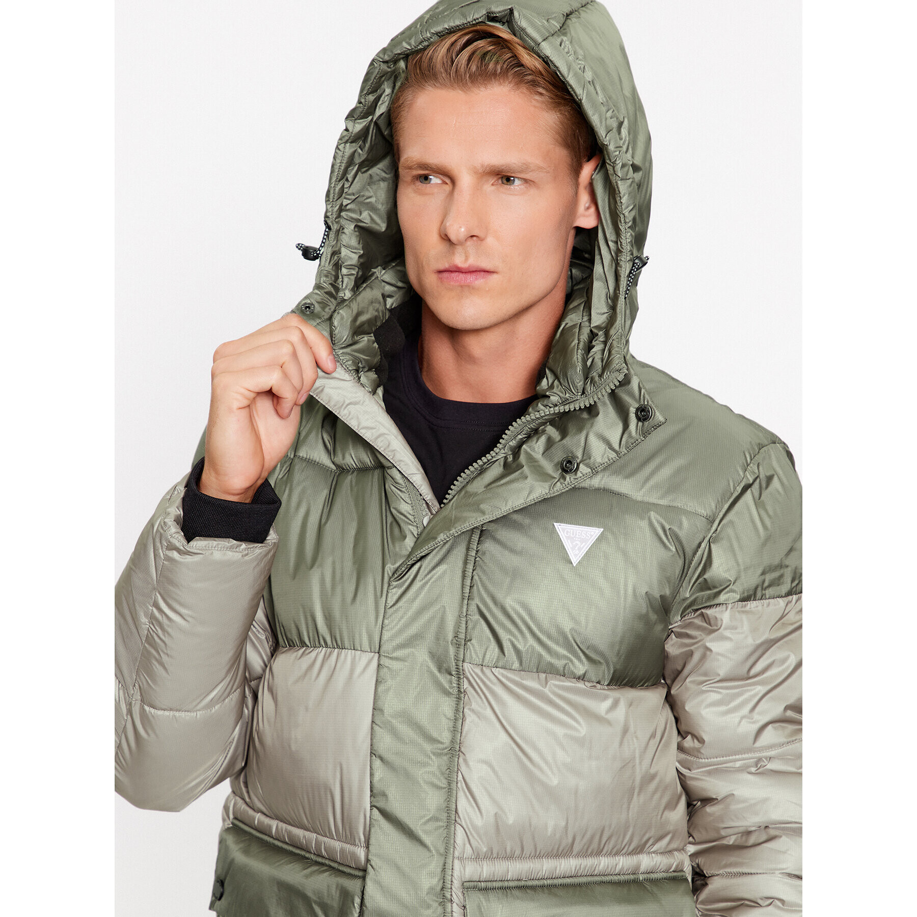 Guess Vatovaná bunda Wilfred Z3BL02 WFQ80 Béžová Regular Fit - Pepit.sk