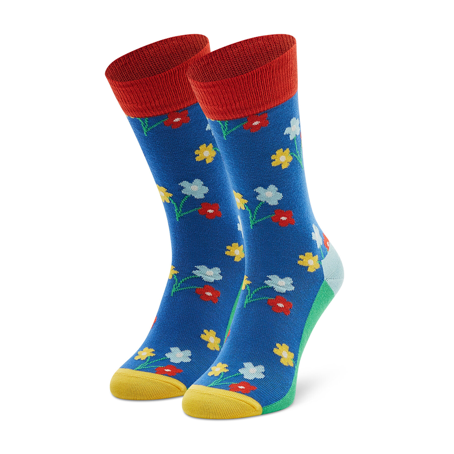 Happy Socks Ponožky Vysoké Unisex BOU01-6300 Modrá - Pepit.sk