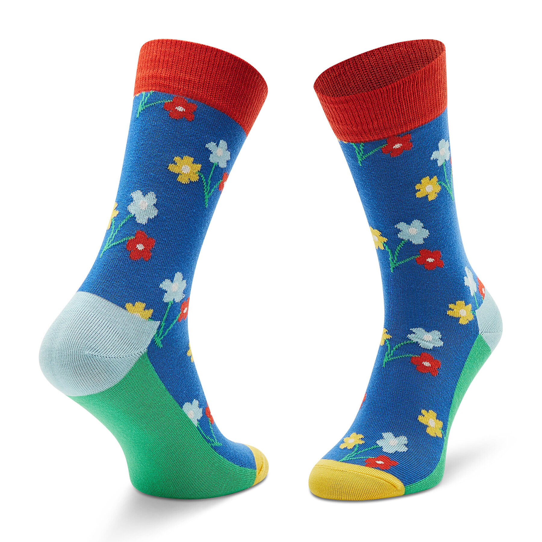 Happy Socks Ponožky Vysoké Unisex BOU01-6300 Modrá - Pepit.sk