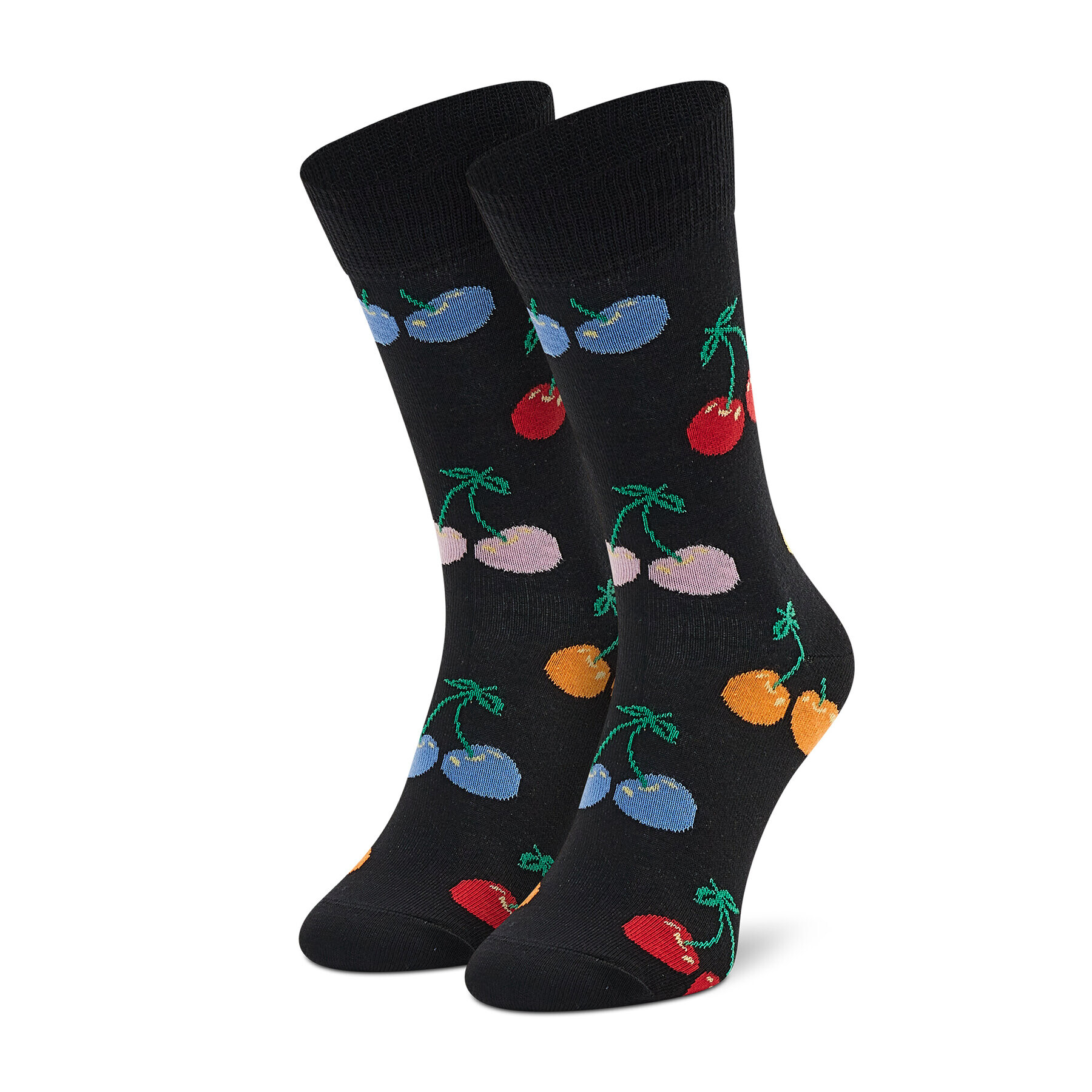 Happy Socks Ponožky Vysoké Unisex CHE01-9050 Čierna - Pepit.sk