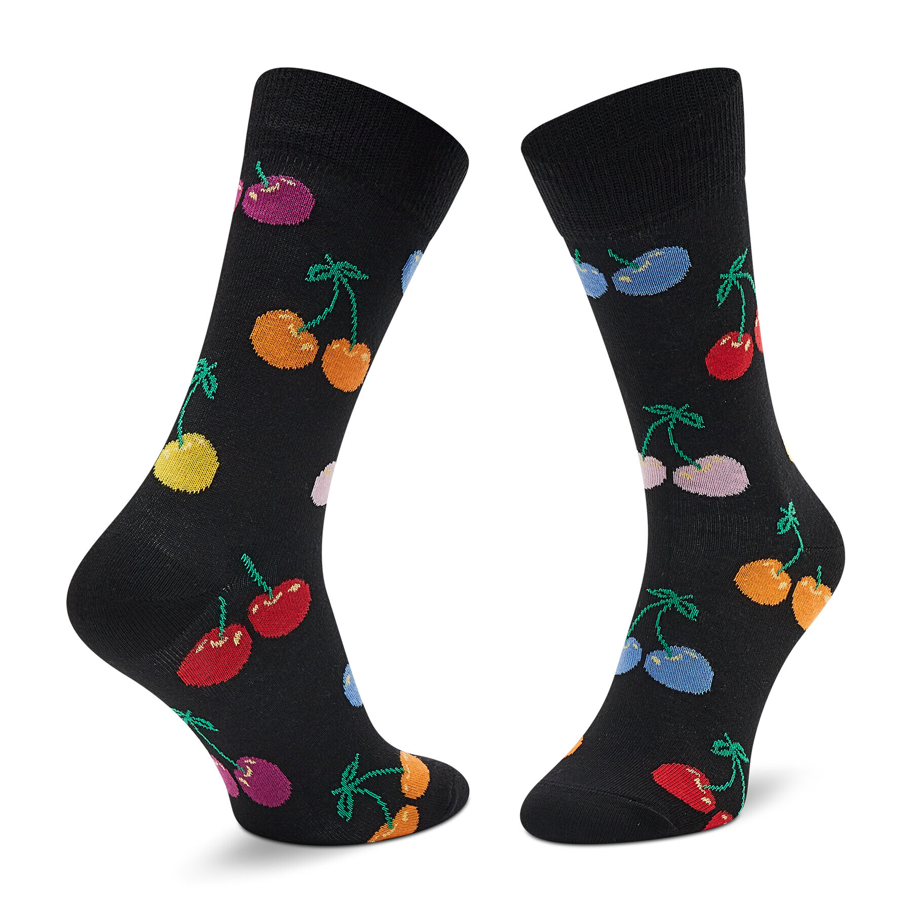 Happy Socks Ponožky Vysoké Unisex CHE01-9050 Čierna - Pepit.sk