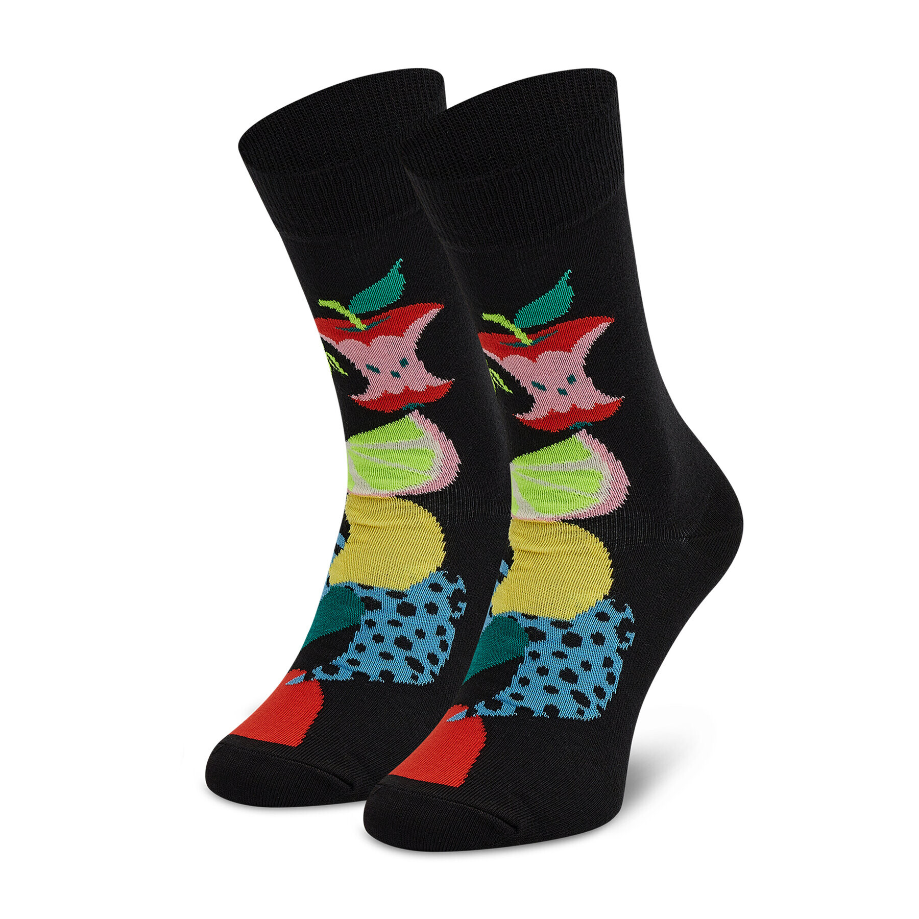 Happy Socks Ponožky Vysoké Unisex FRU01-9300 Čierna - Pepit.sk