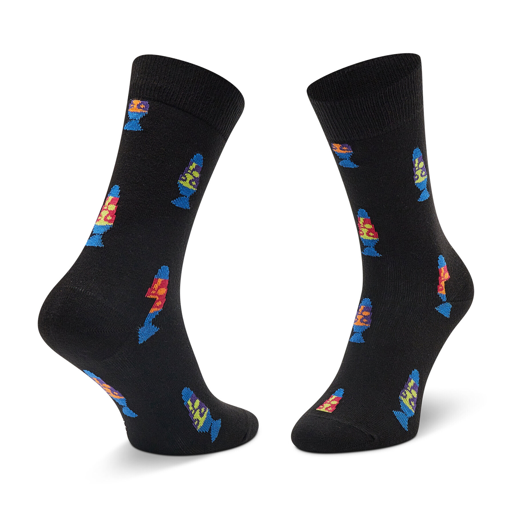 Happy Socks Ponožky Vysoké Unisex LMU01-9300 Čierna - Pepit.sk