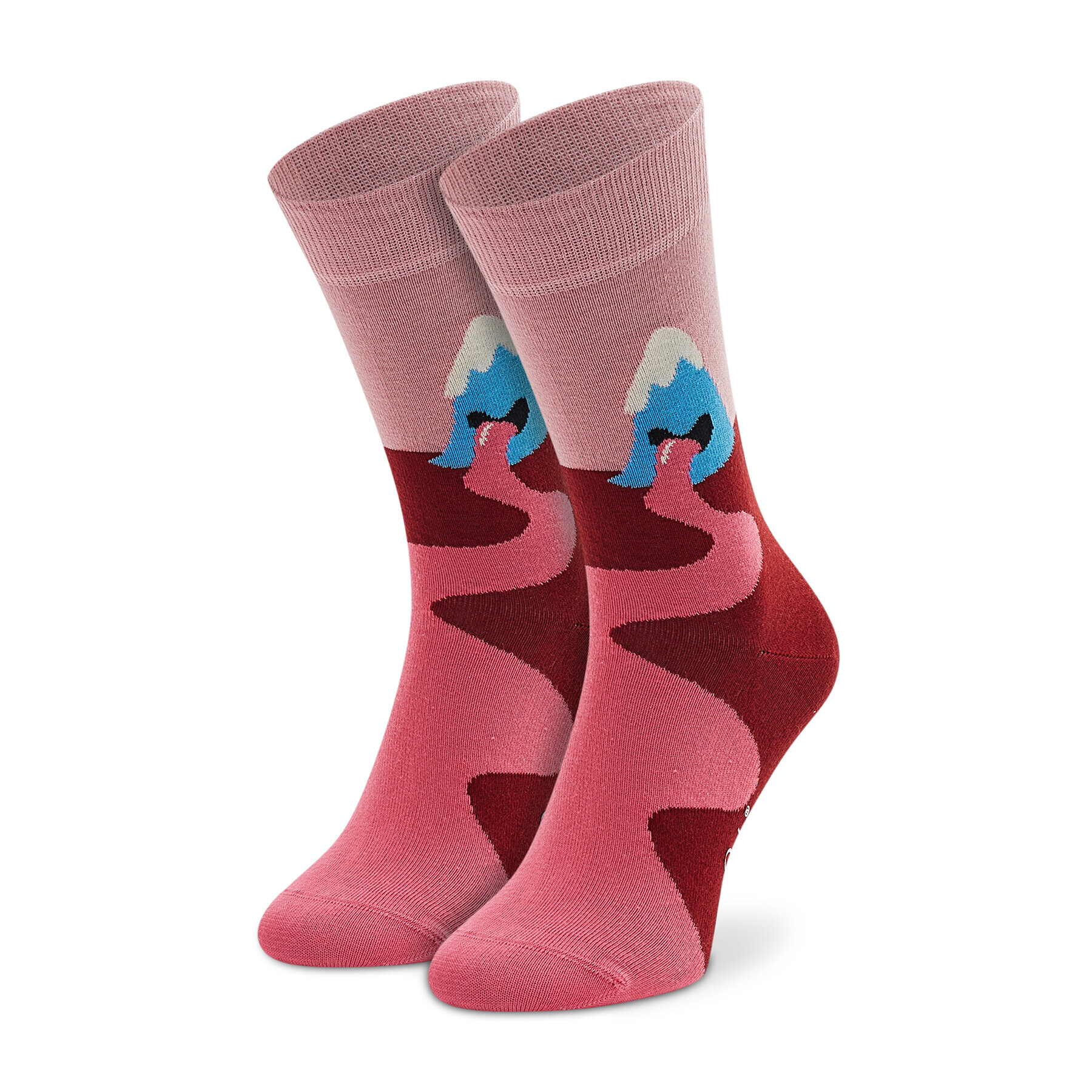 Happy Socks Ponožky Vysoké Unisex MOU01-3300 Ružová - Pepit.sk