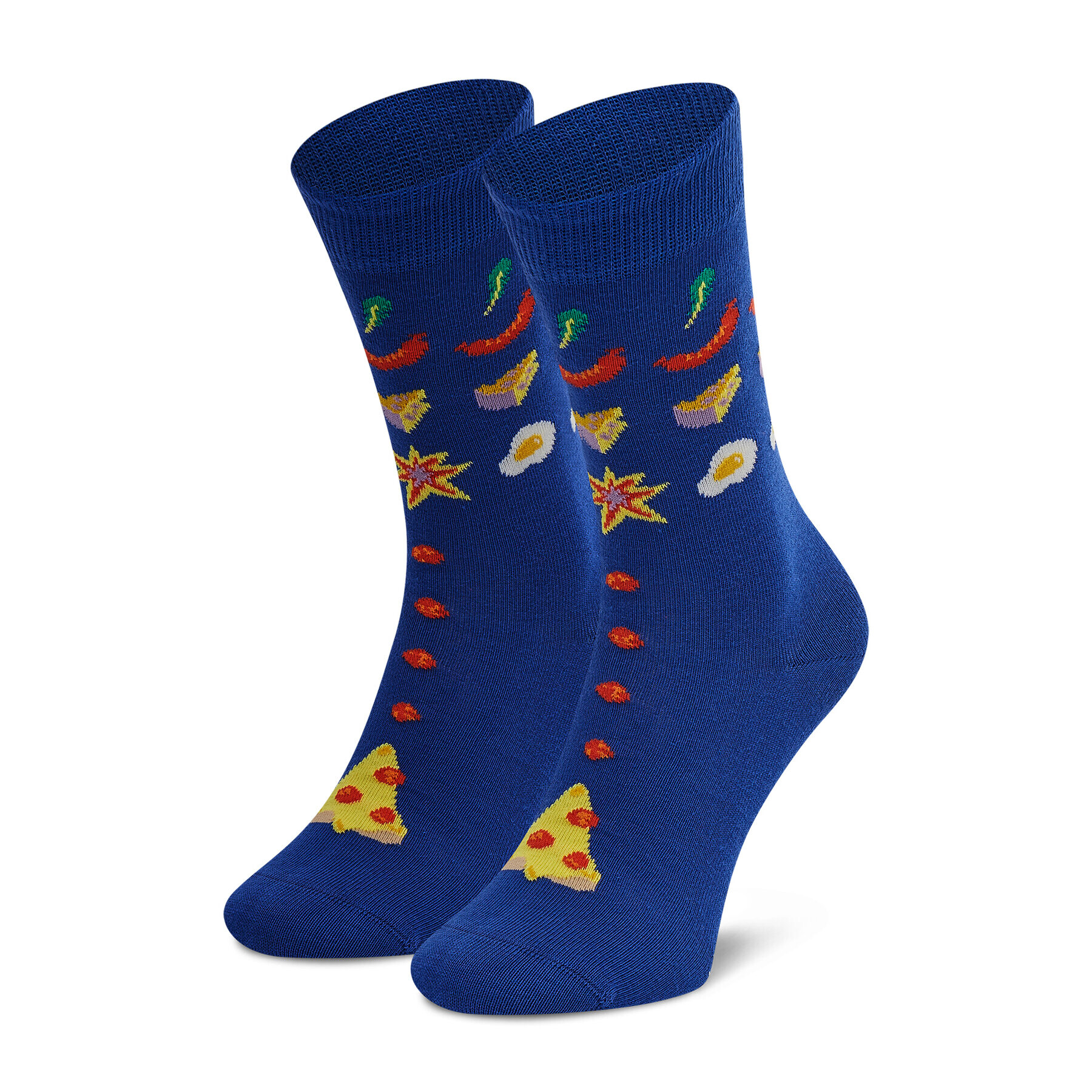 Happy Socks Ponožky Vysoké Unisex PIV01-6300 Modrá - Pepit.sk