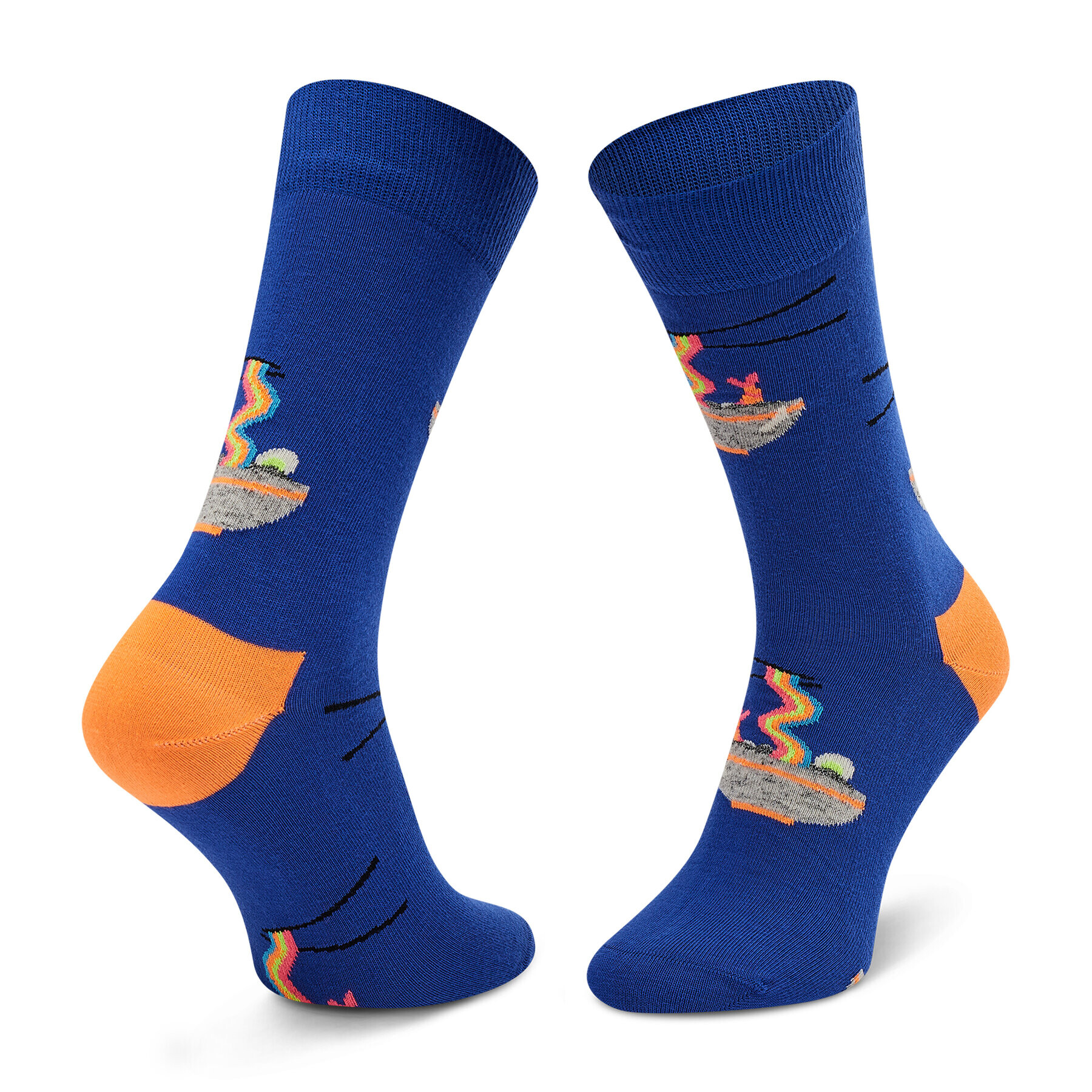 Happy Socks Ponožky Vysoké Unisex RAM01-6300 Modrá - Pepit.sk