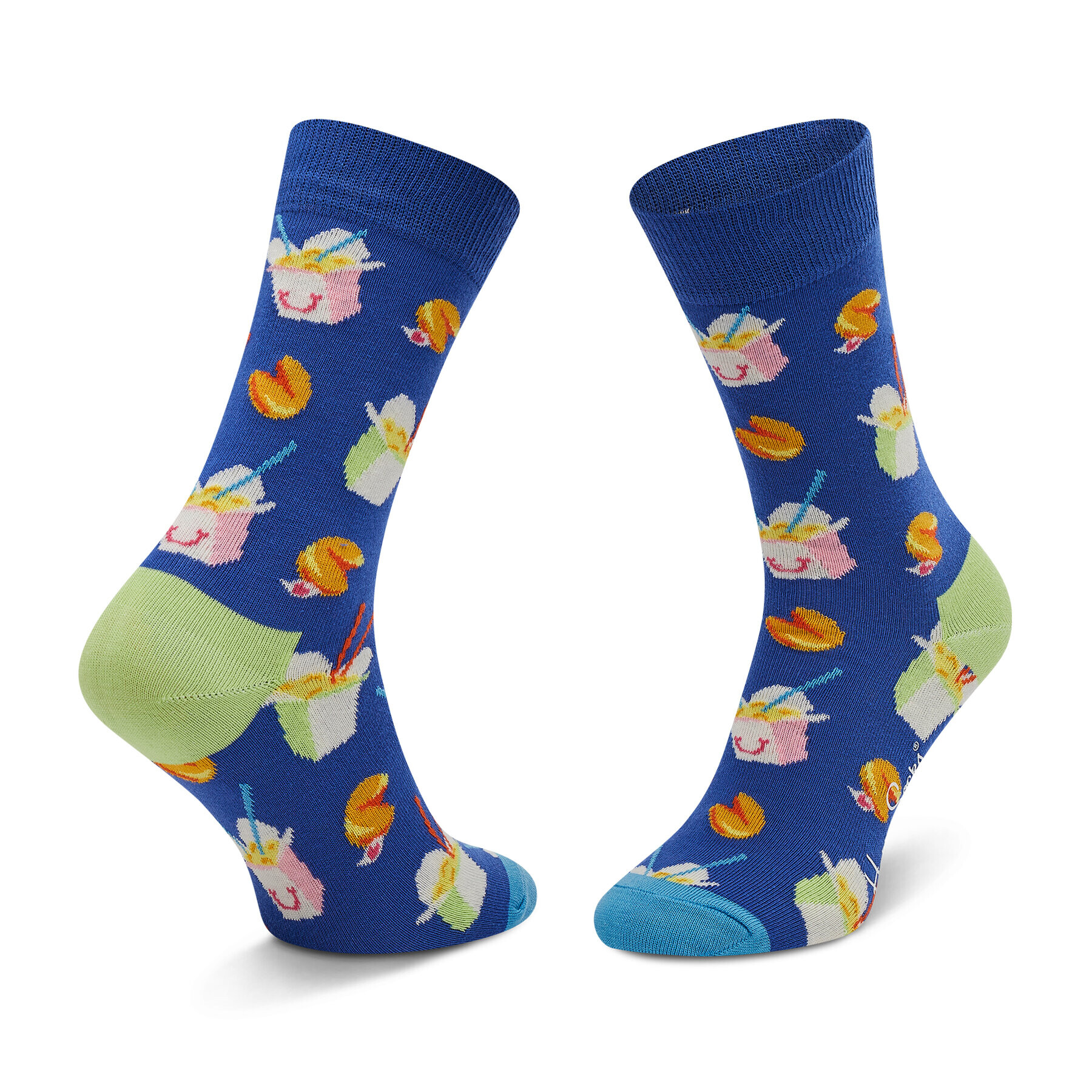 Happy Socks Ponožky Vysoké Unisex TOS01-6300 Modrá - Pepit.sk