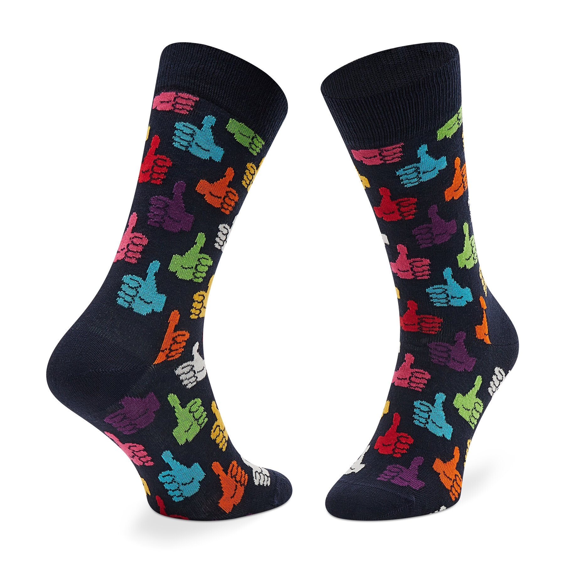 Happy Socks Súprava 2 párov vysokých ponožiek unisex MJA02-9050 Čierna - Pepit.sk