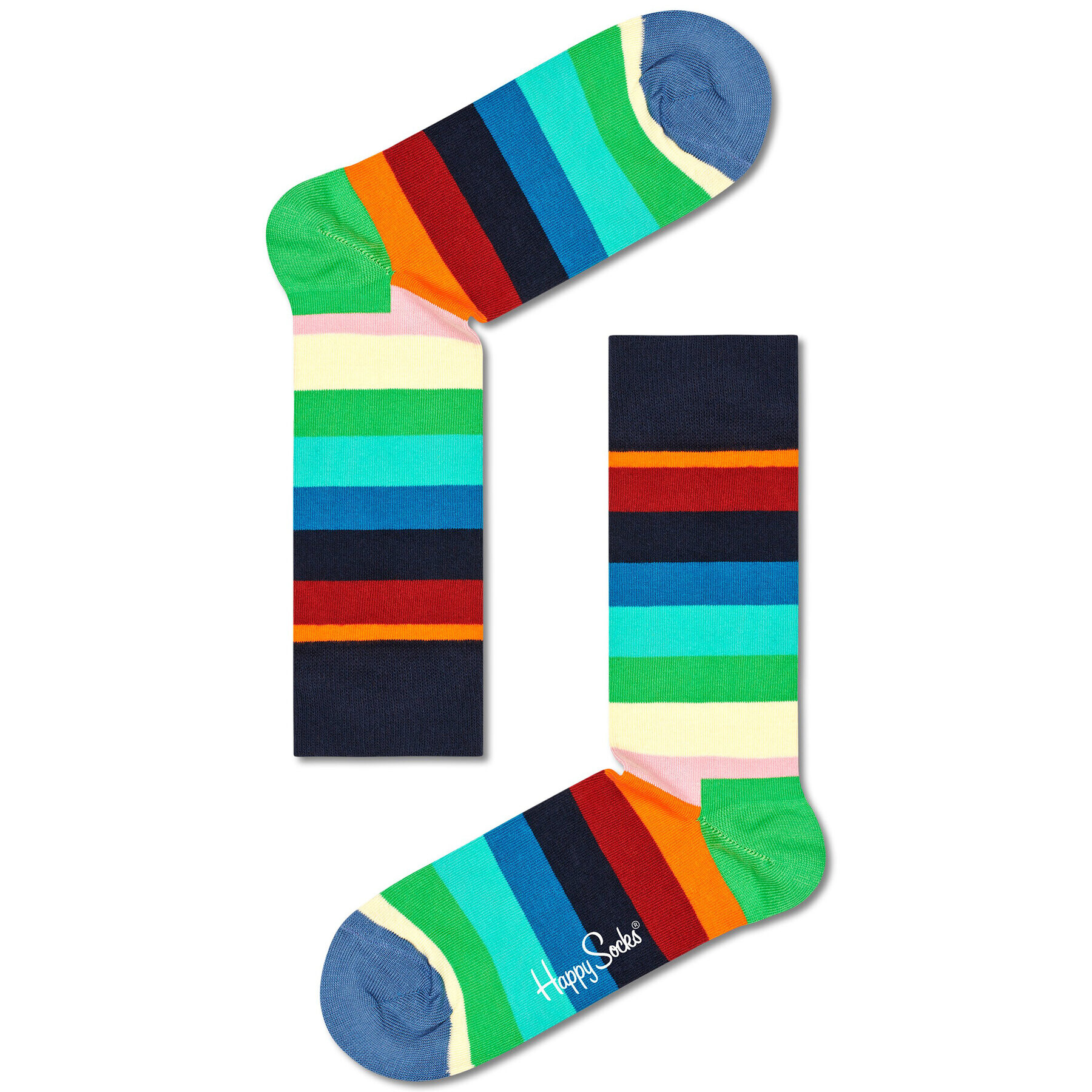 Happy Socks Súprava 4 párov vysokých ponožiek unisex XATD09-0200 Farebná - Pepit.sk