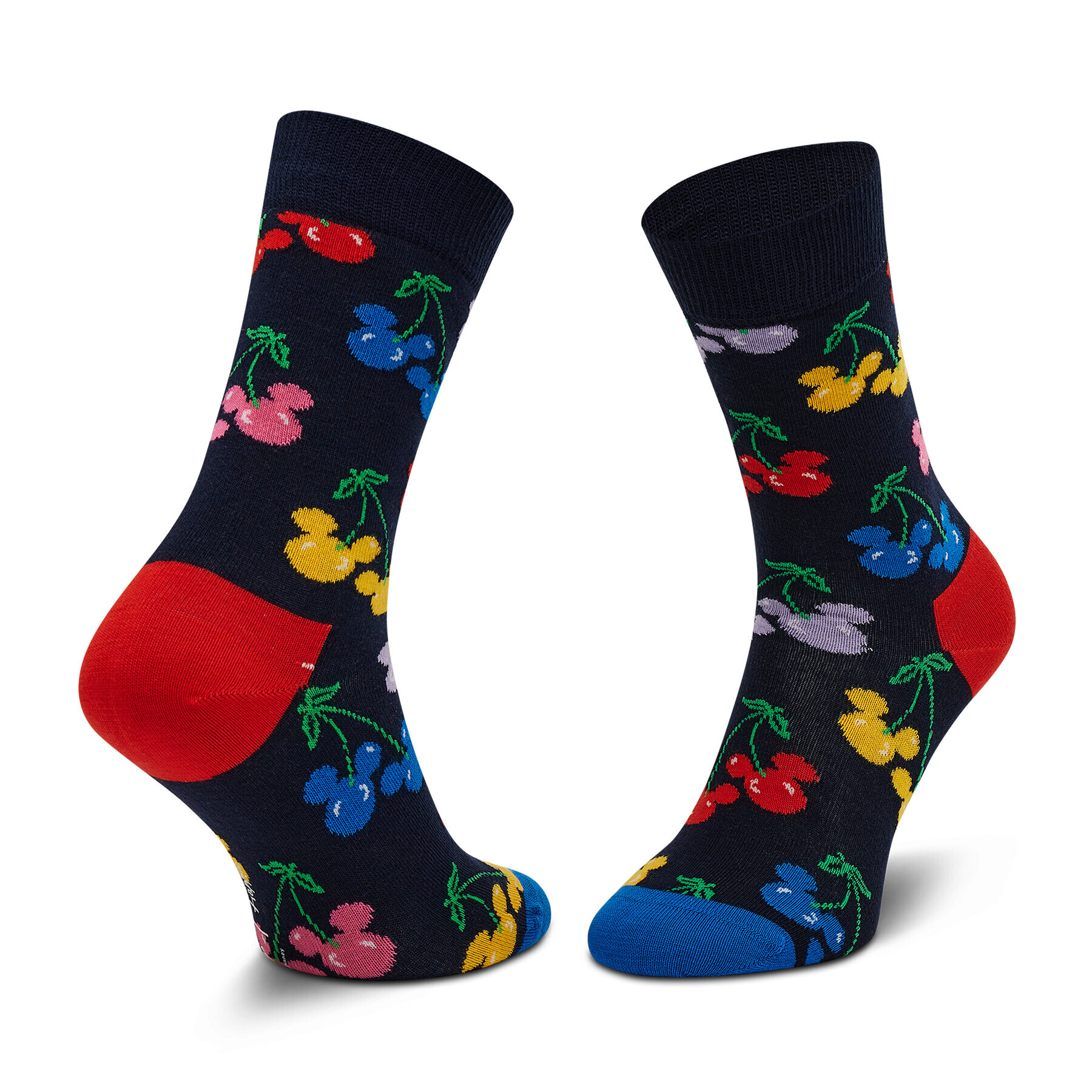 Happy Socks Súprava 4 párov vysokých ponožiek unisex XDNY09-0200 Čierna - Pepit.sk