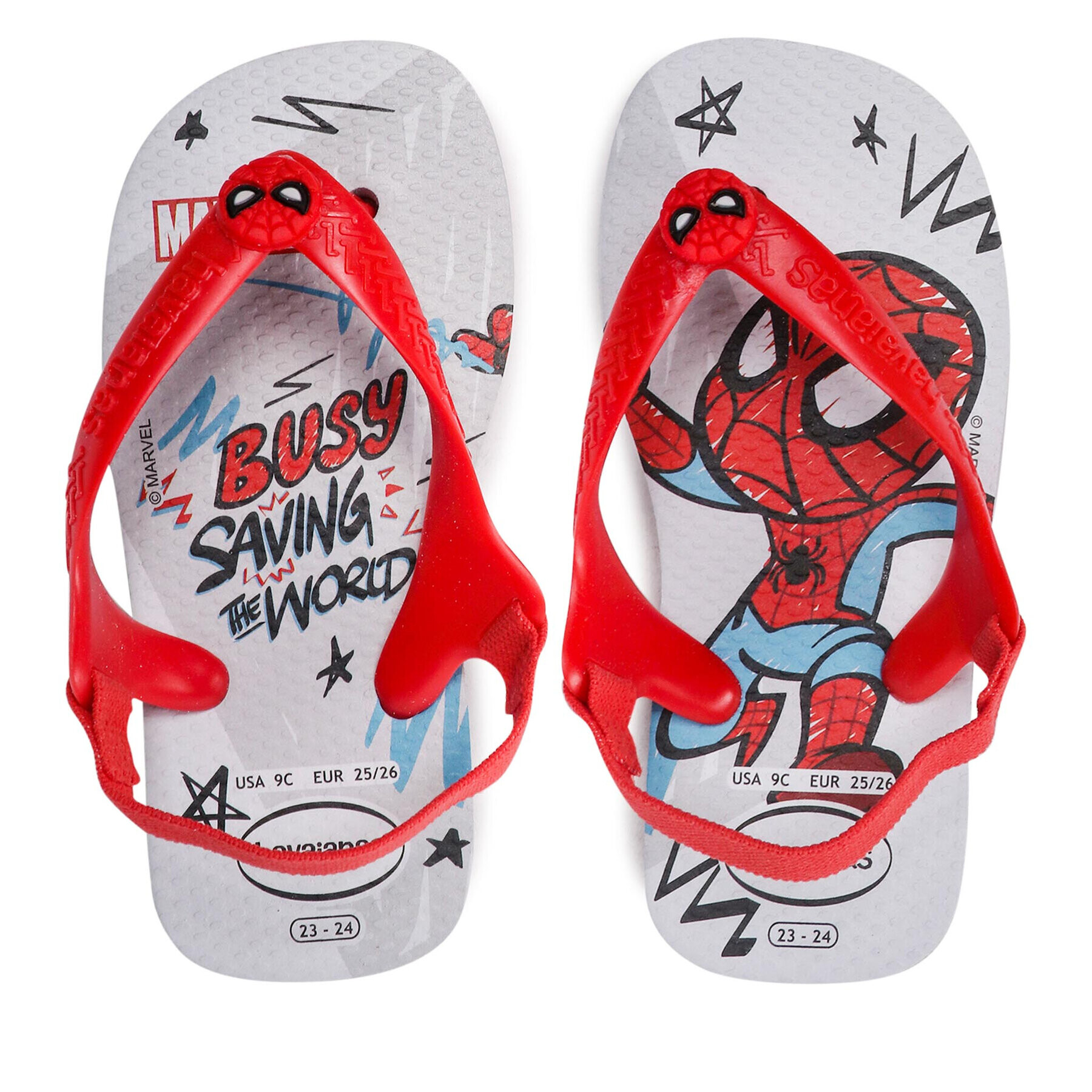 Havaianas Sandále Baby Marvel 41471323498 Červená - Pepit.sk