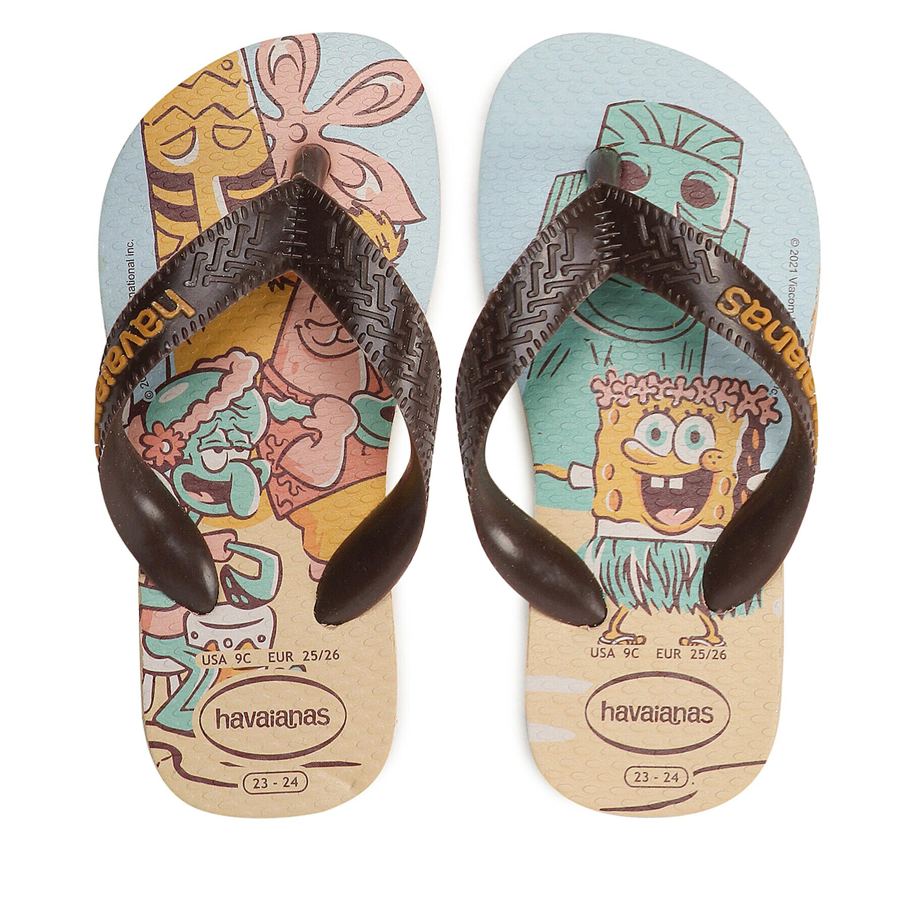 Havaianas Žabky K T Spongeb 41470660570 Hnedá - Pepit.sk